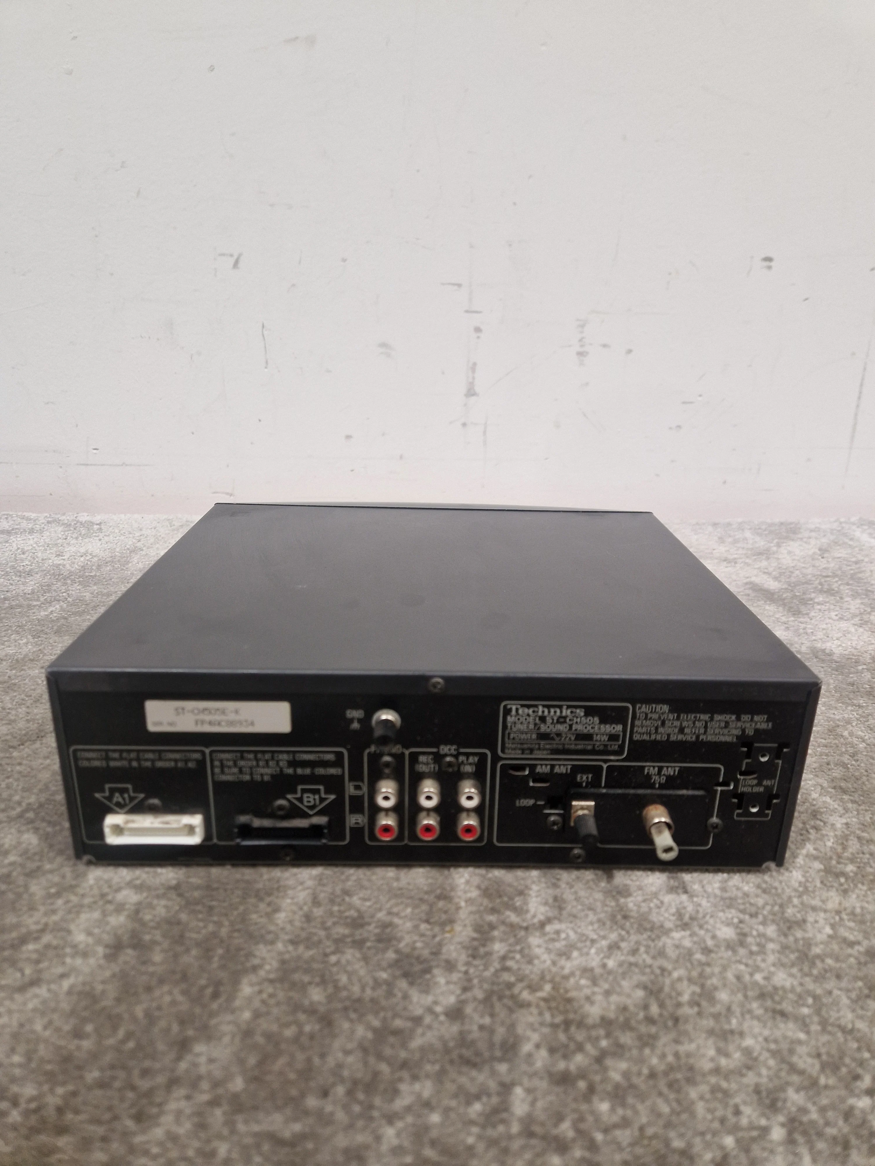Technics ST-CH505B Tuner/Sound processor black - Spares or Repair - Image 6