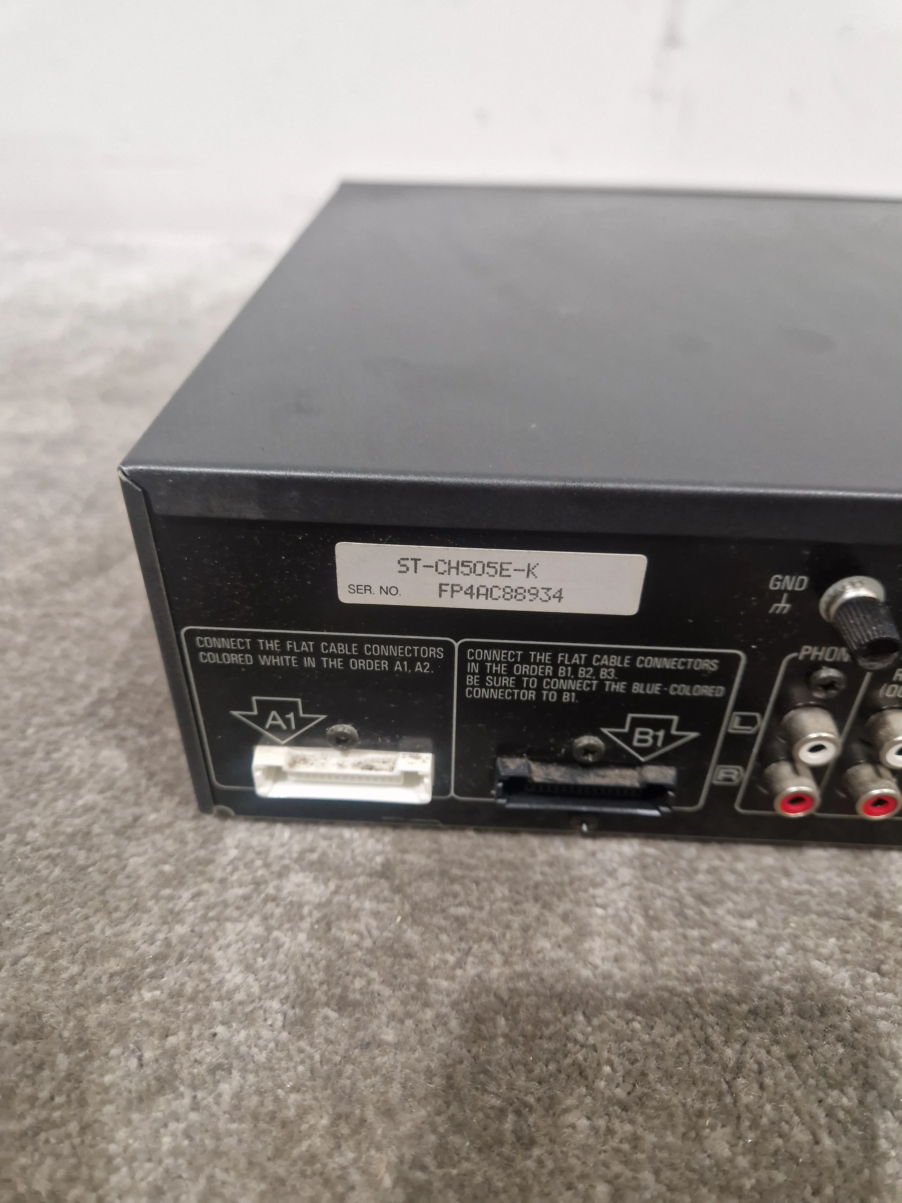 Technics ST-CH505B Tuner/Sound processor black - Spares or Repair - Image 9