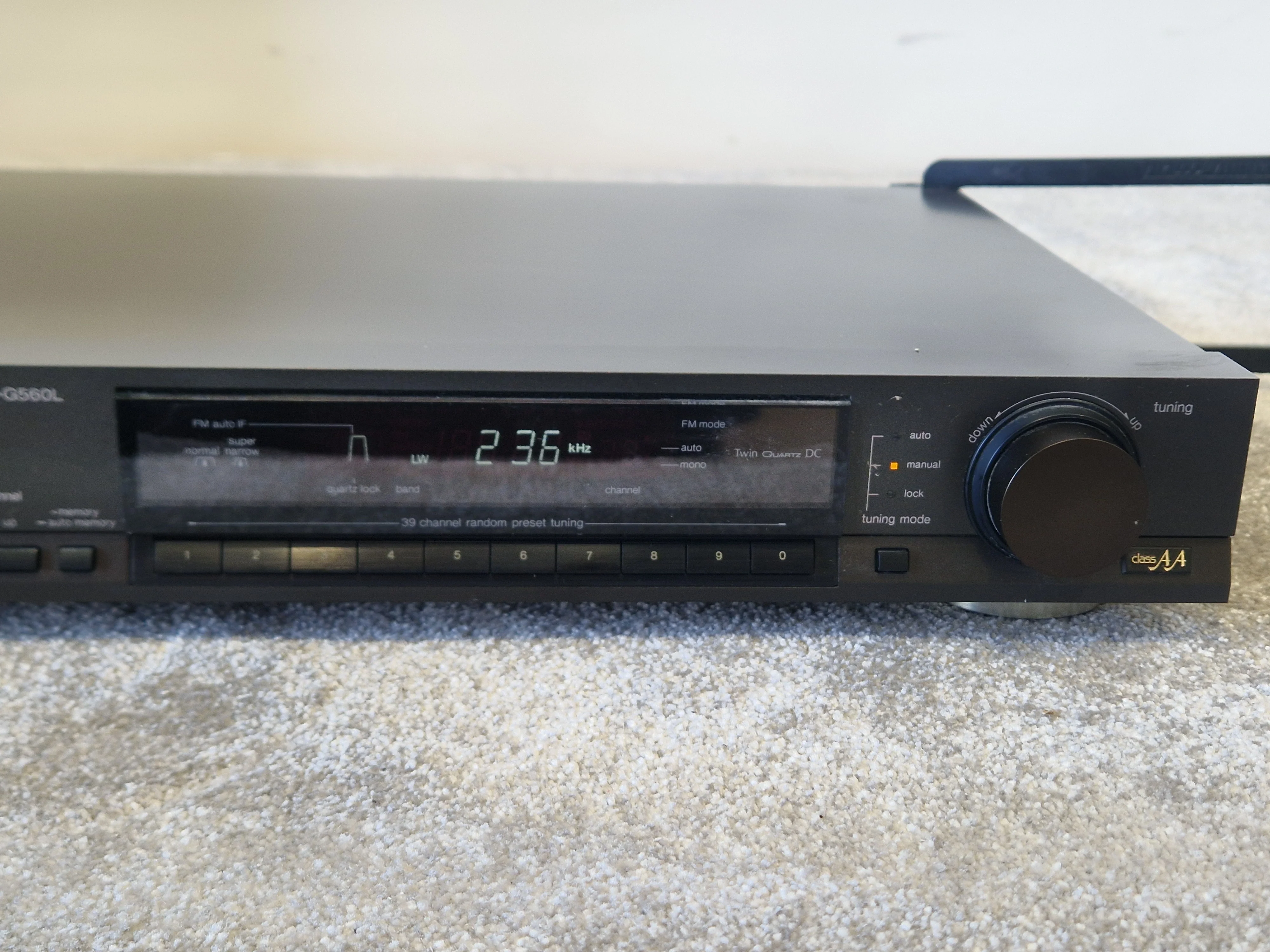 Technics ST-G560L Quartz Synthesizer LW/MW/FM Stereo Tuner – Digital Display - Excellent - Image 2
