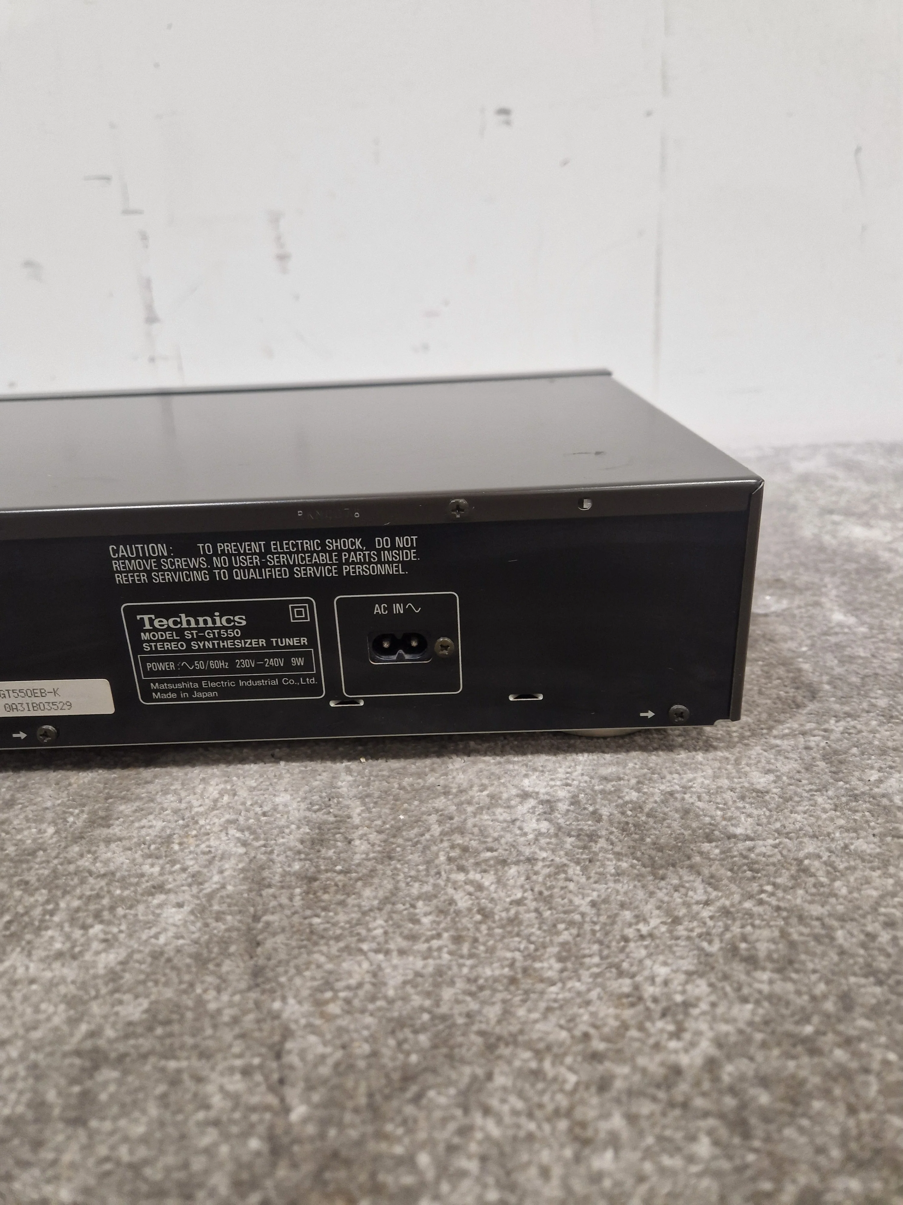 Technics ST-GT550 Tuner - High Sensitivity - Excellent w/ Power Supply - Image 8