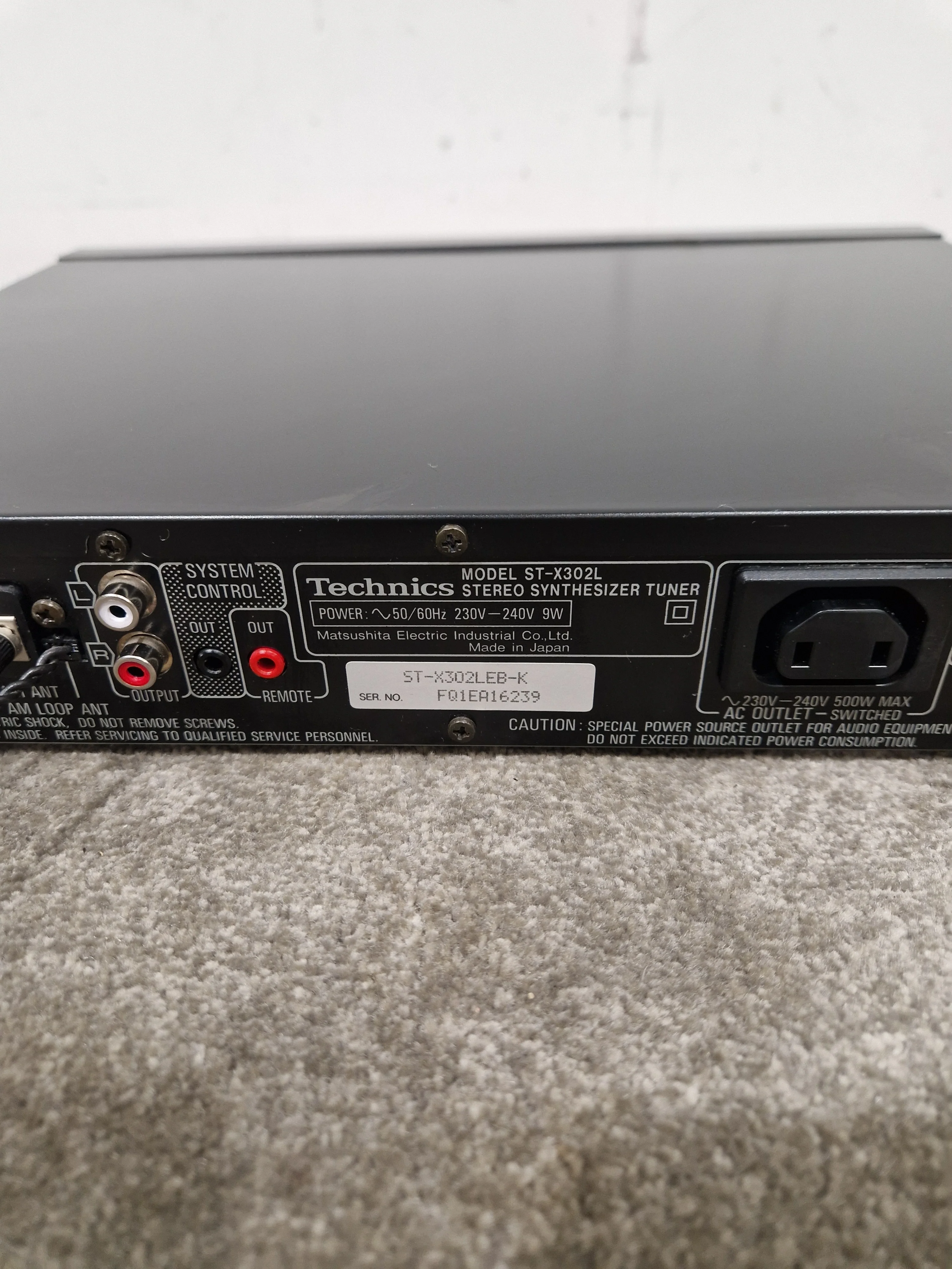 Technics ST-X302L - Stereo Synthesizer Tuner - Good - Image 6