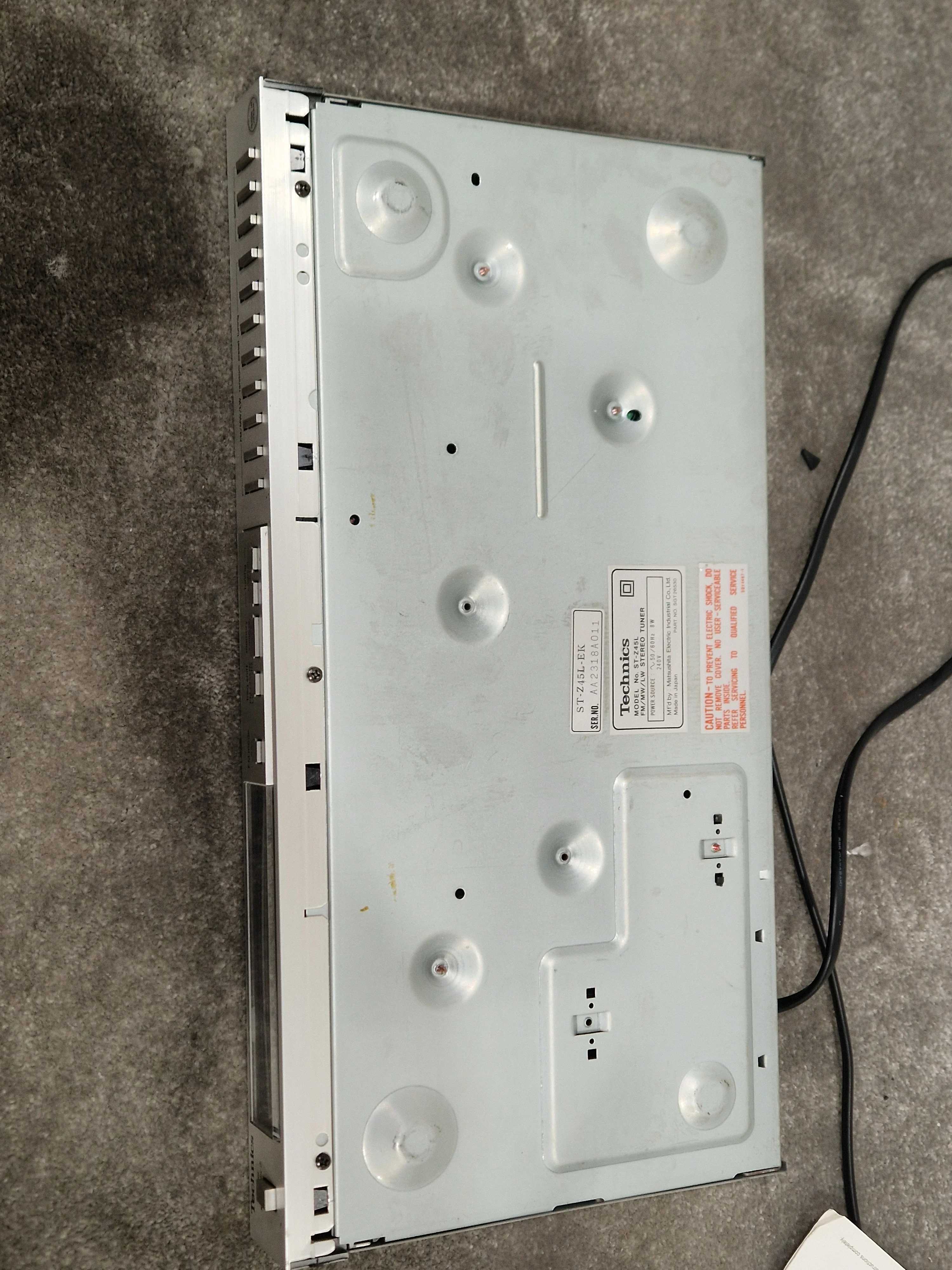 Technics St-z45l Tuner - Stereo FM/AM Tuner - Very Good w/ Manuals - Image 11