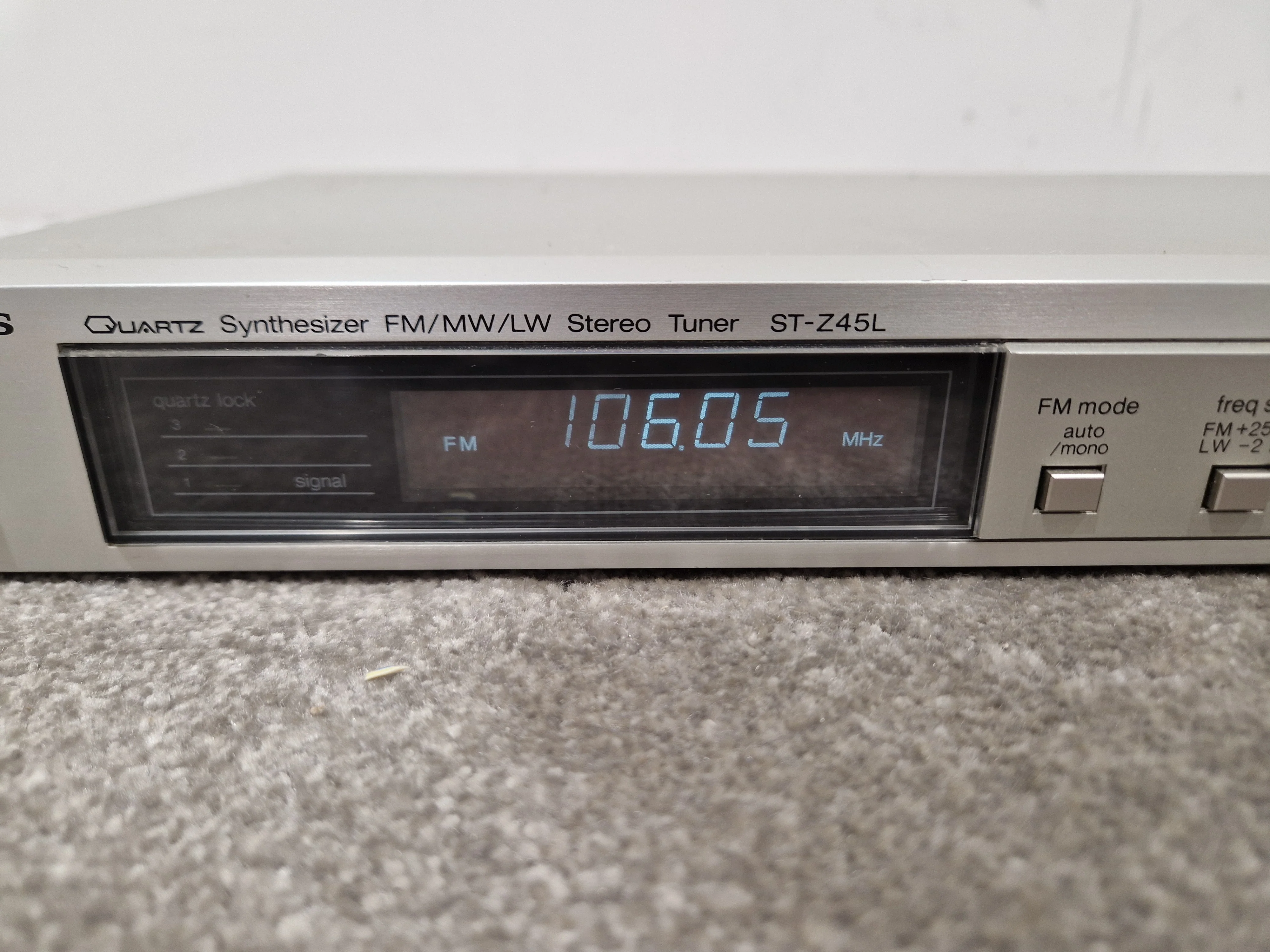 Technics St-z45l Tuner - Stereo FM/AM Tuner - Very Good w/ Manuals - Image 12