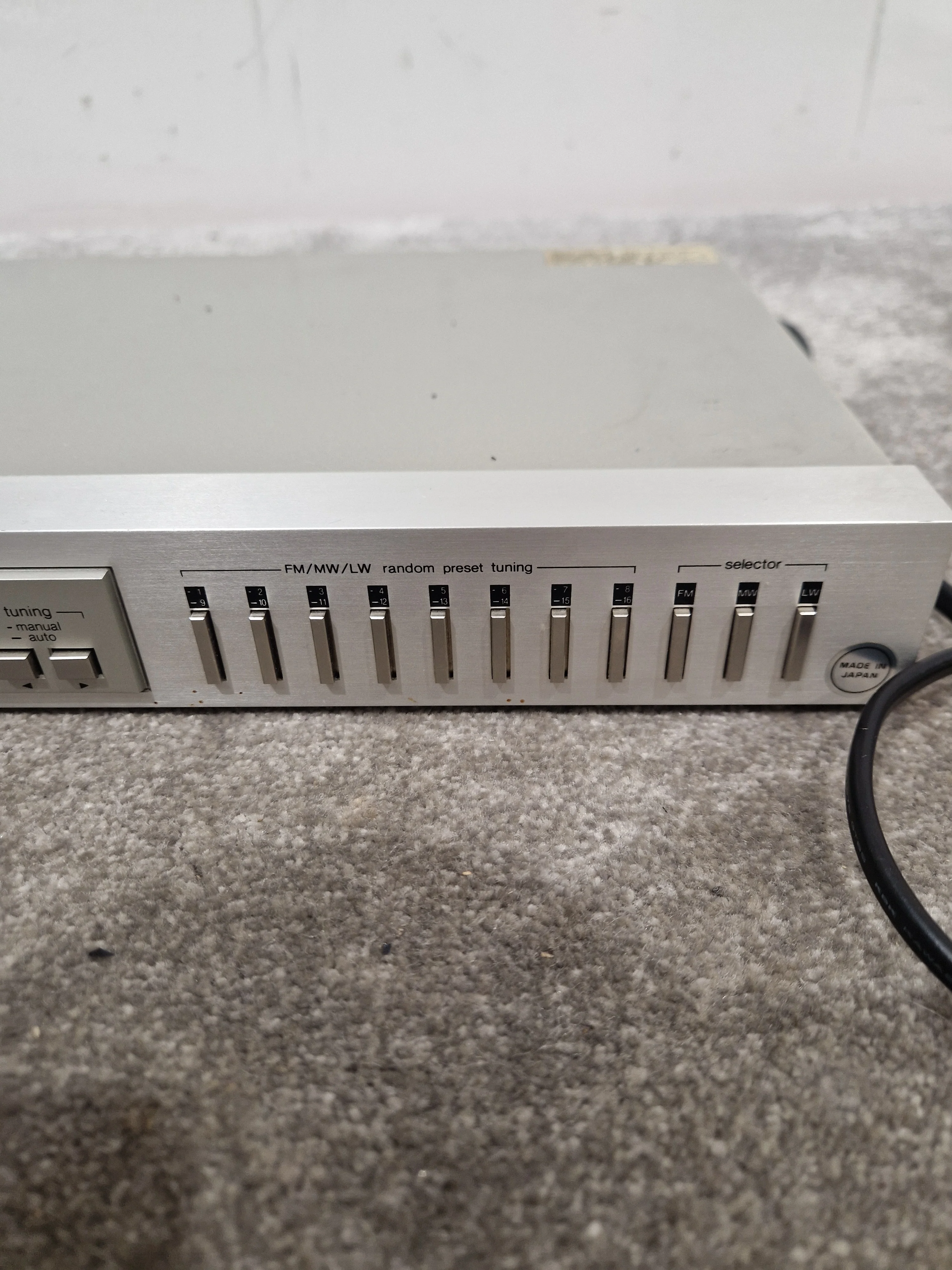 Technics St-z45l Tuner - Stereo FM/AM Tuner - Very Good w/ Manuals - Image 3