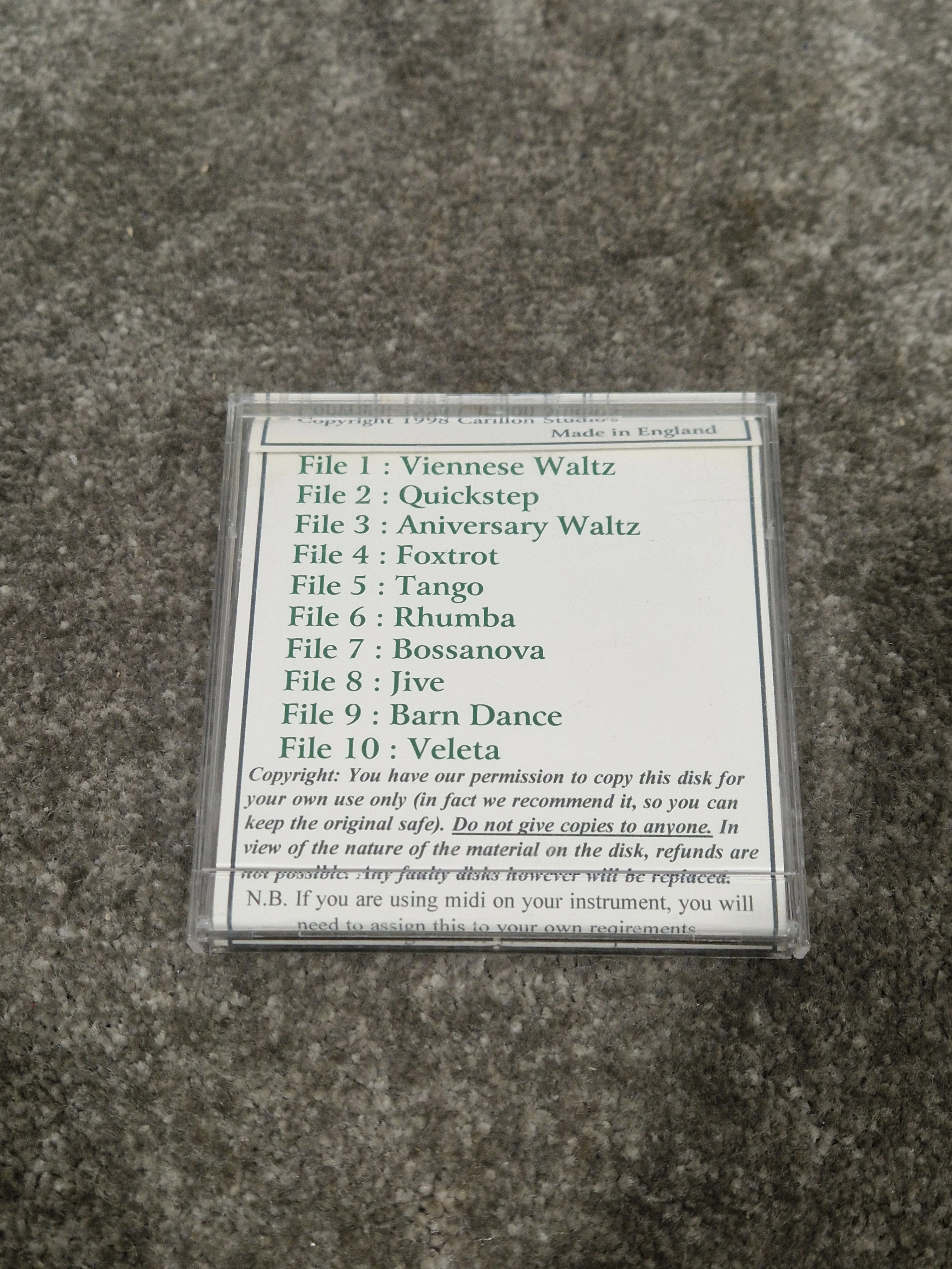 Technics Strict Tempo Vol 2 For Technics Kn1400-7000 - Performance Accompaniment - Excellent - Image 2