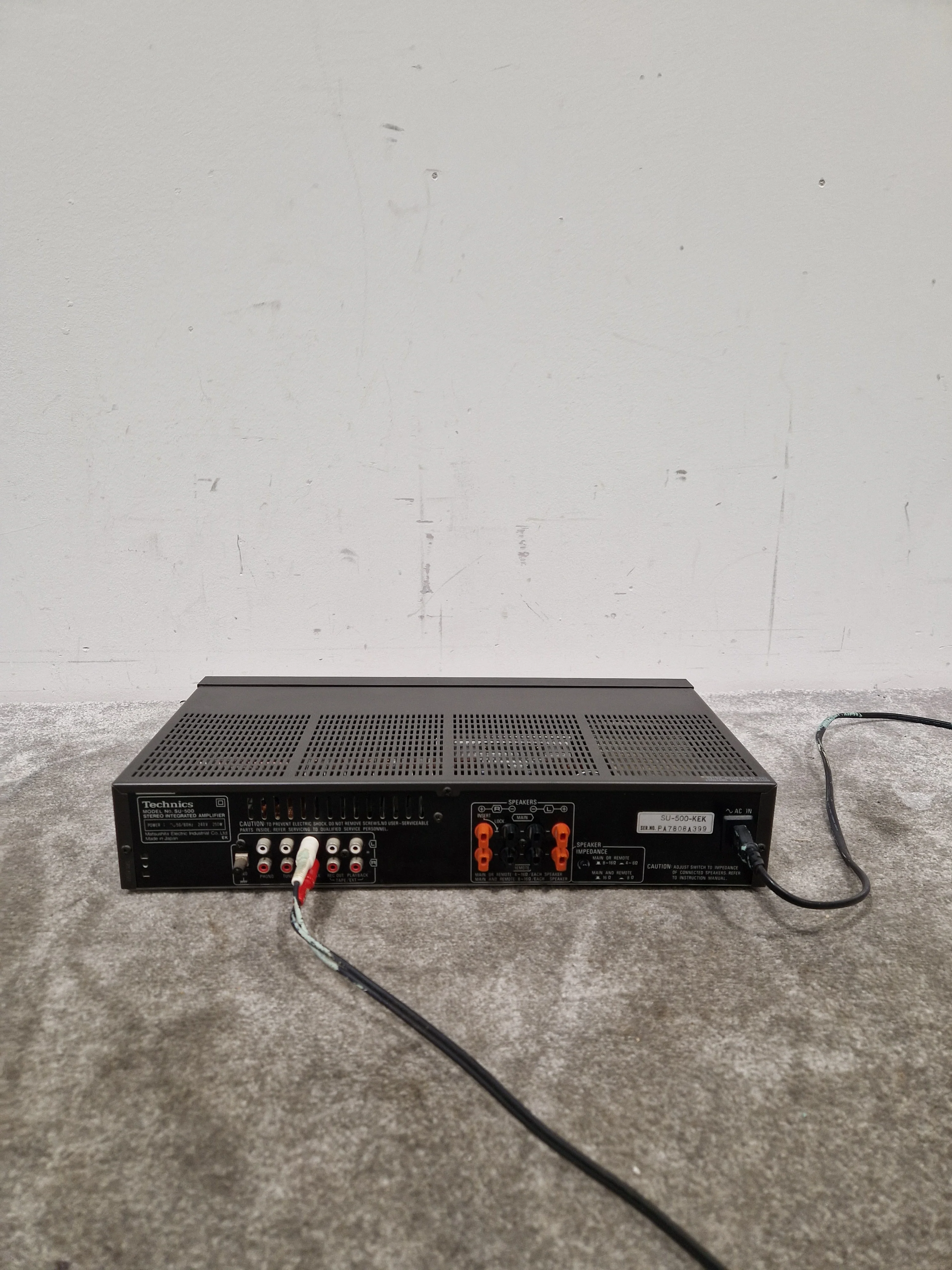 Technics SU-500 - Stereo Integrated Amplifier - Excellent - Image 3