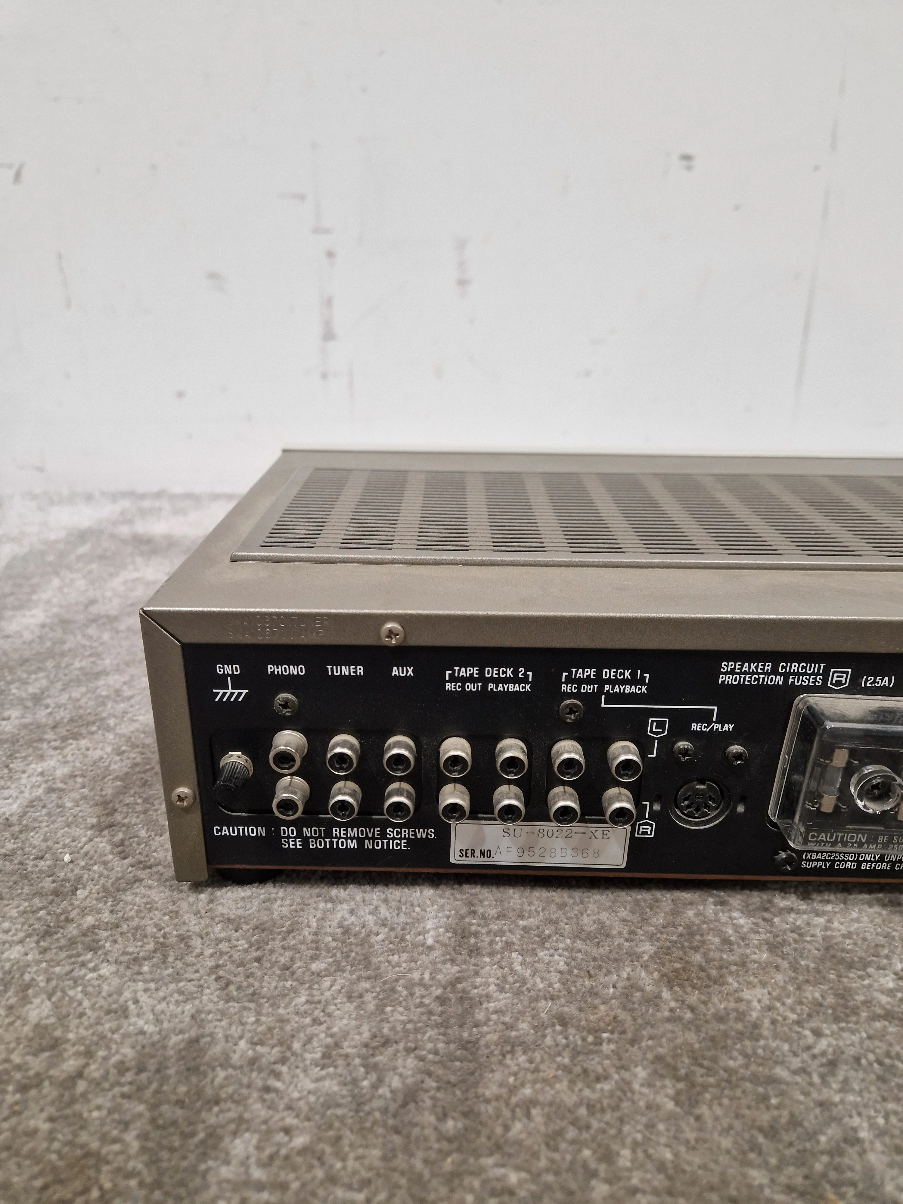 Technics SU-8022 Amplifier - High-Fidelity Sound - Excellent w/ Original Box & Power Cable - Image 12