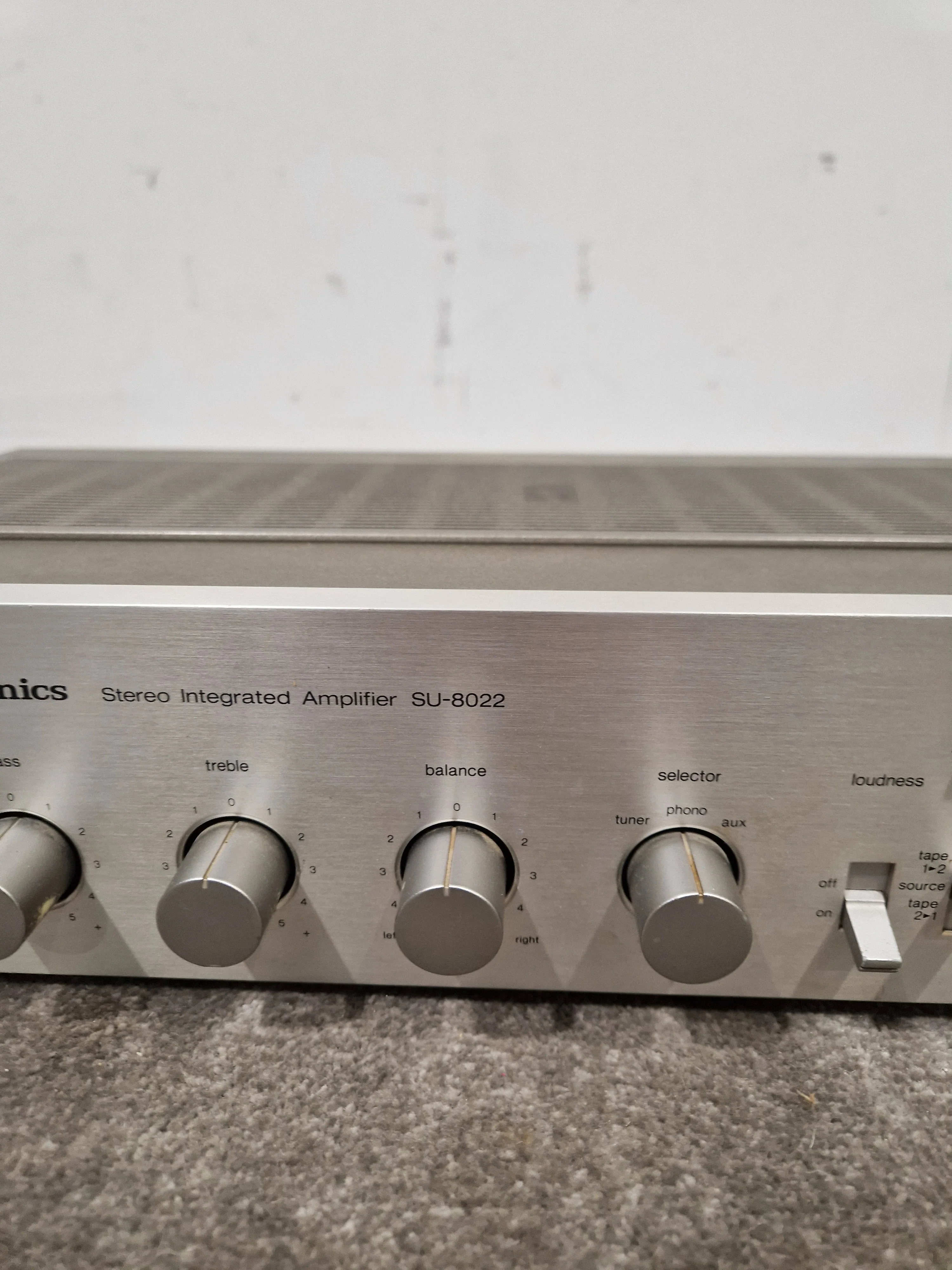Technics SU-8022 Amplifier - High-Fidelity Sound - Excellent w/ Original Box & Power Cable - Image 5
