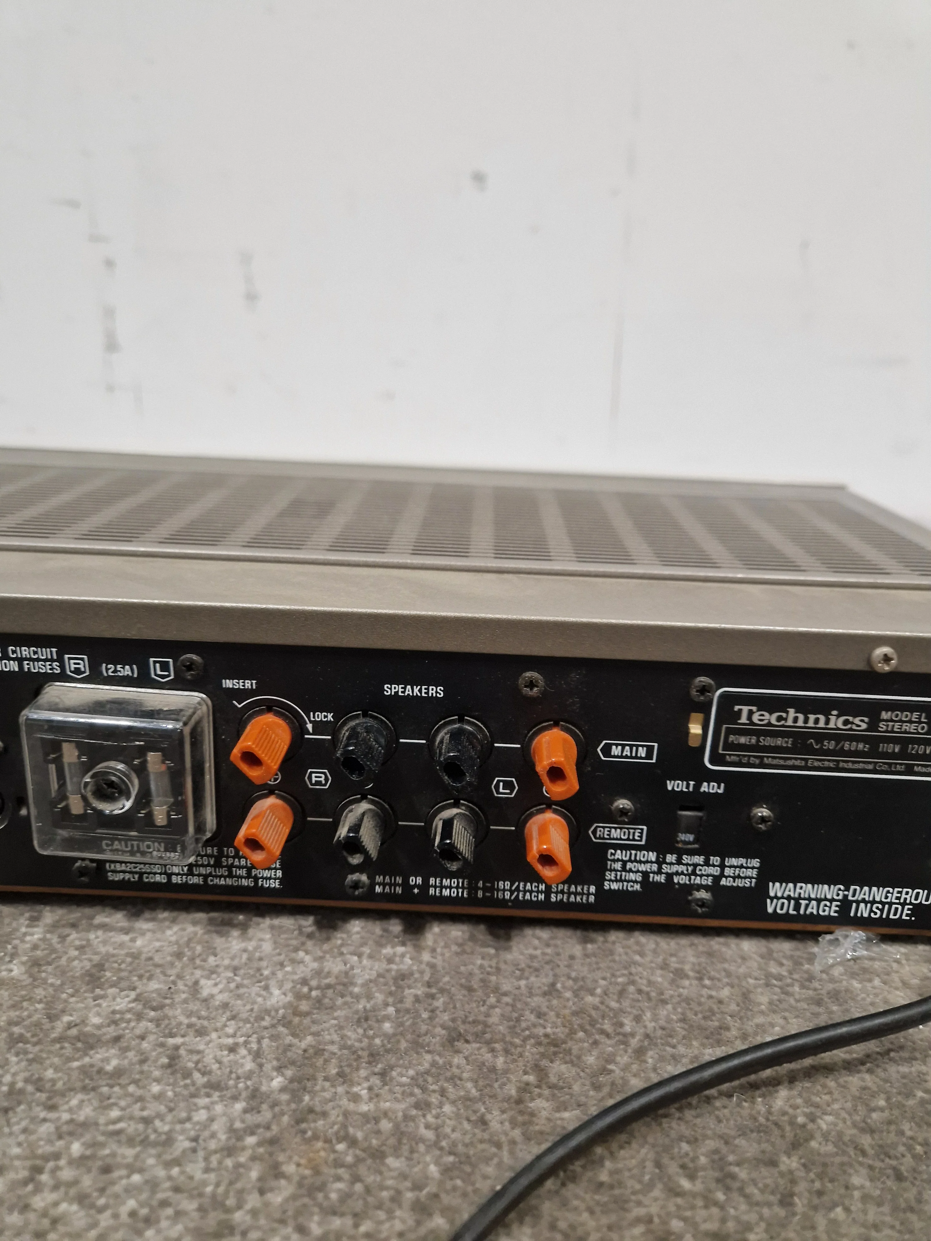 Technics SU-8022 Amplifier - High-Fidelity Sound - Excellent w/ Original Box & Power Cable - Image 9