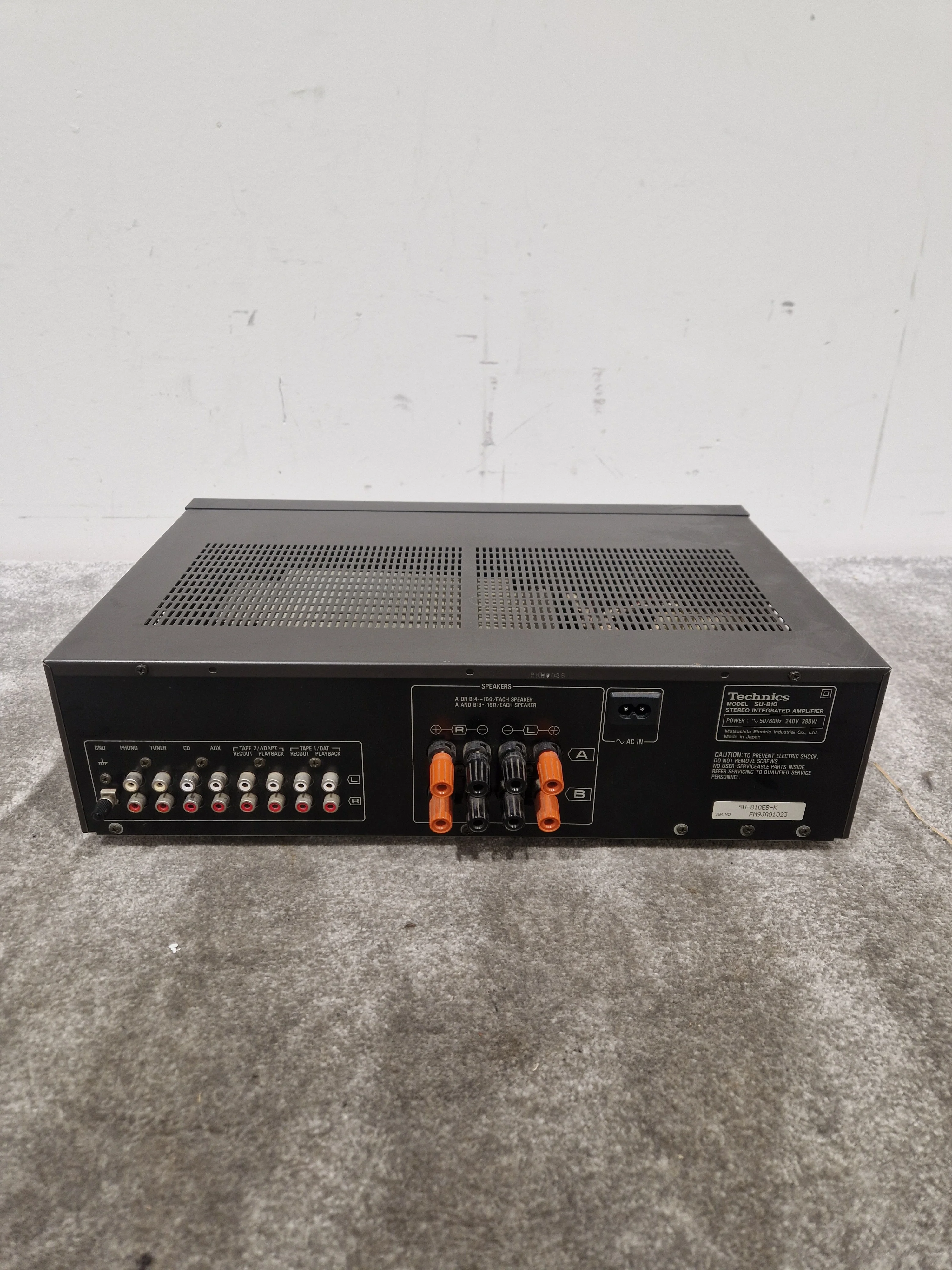 Technics SU-810 Amplifier - Integrated Stereo - Spares or Repair w/ Power Supply - Image 6