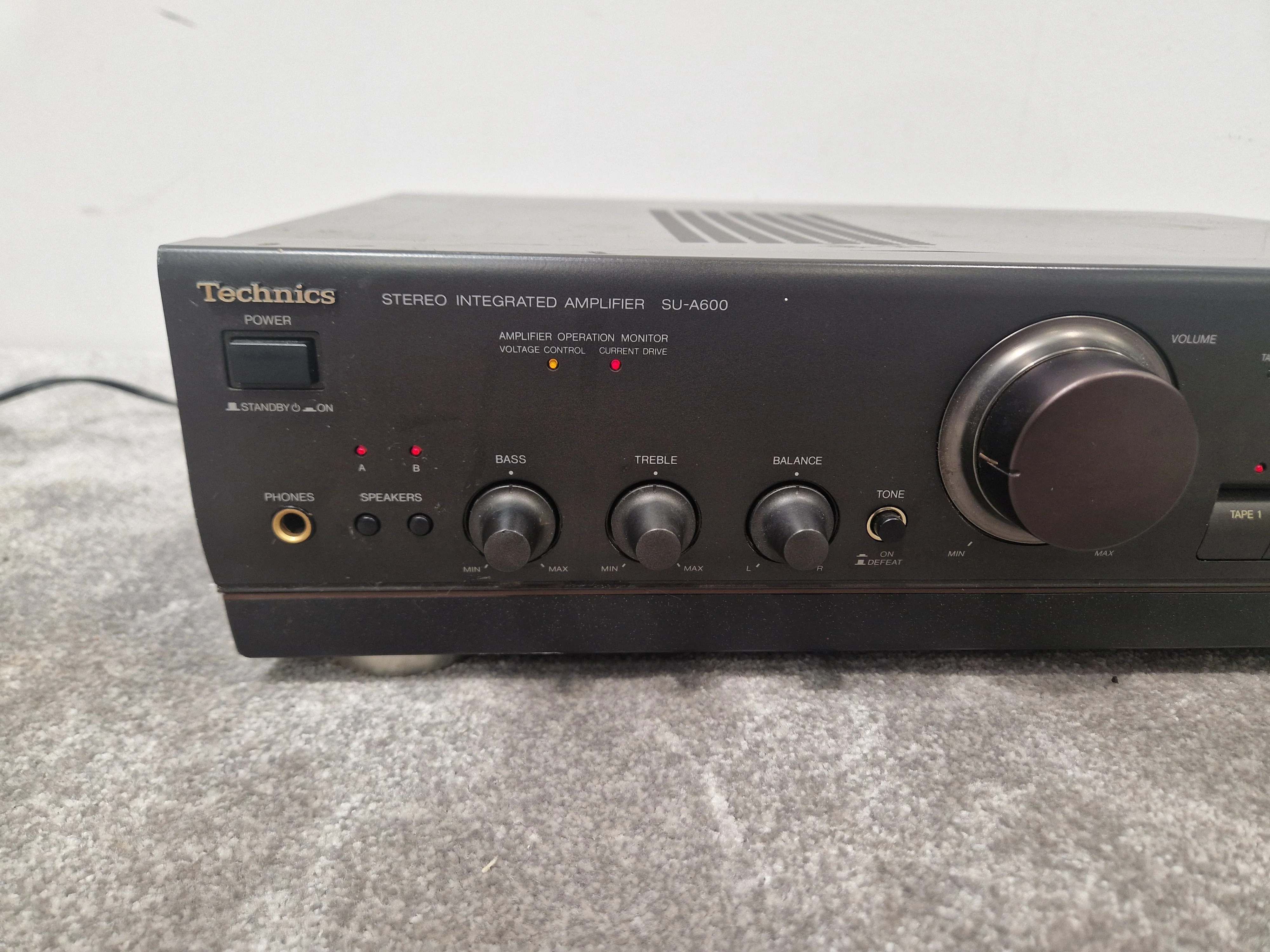 Technics SU-A600 Stereo Integrated Amplifier - 40W RMS per Channel - Very Good - Image 6