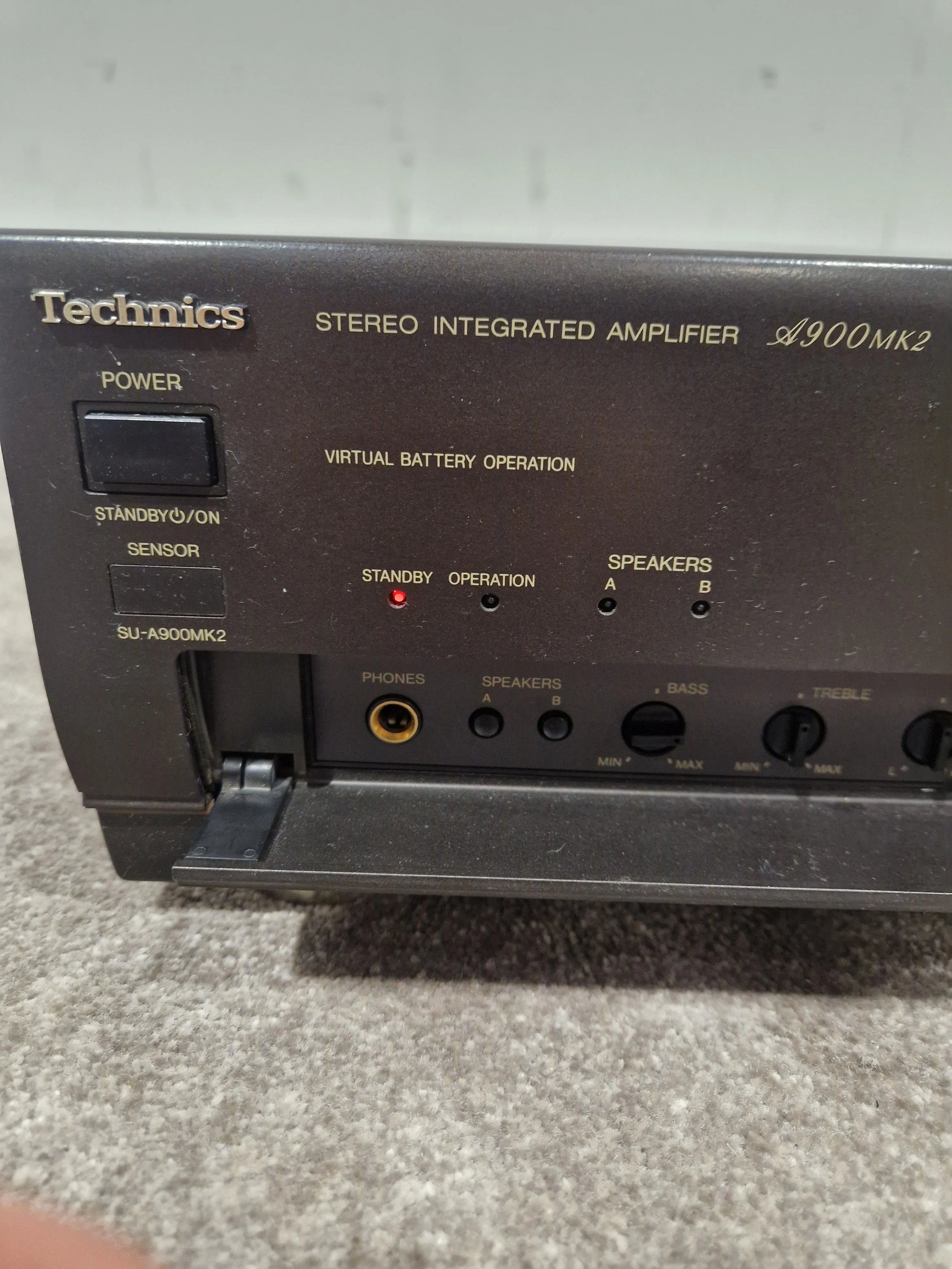 Technics Su-A900mk2 Amplifier - 60W Stereo Output - Very Good w/ Power Supply - Image 10
