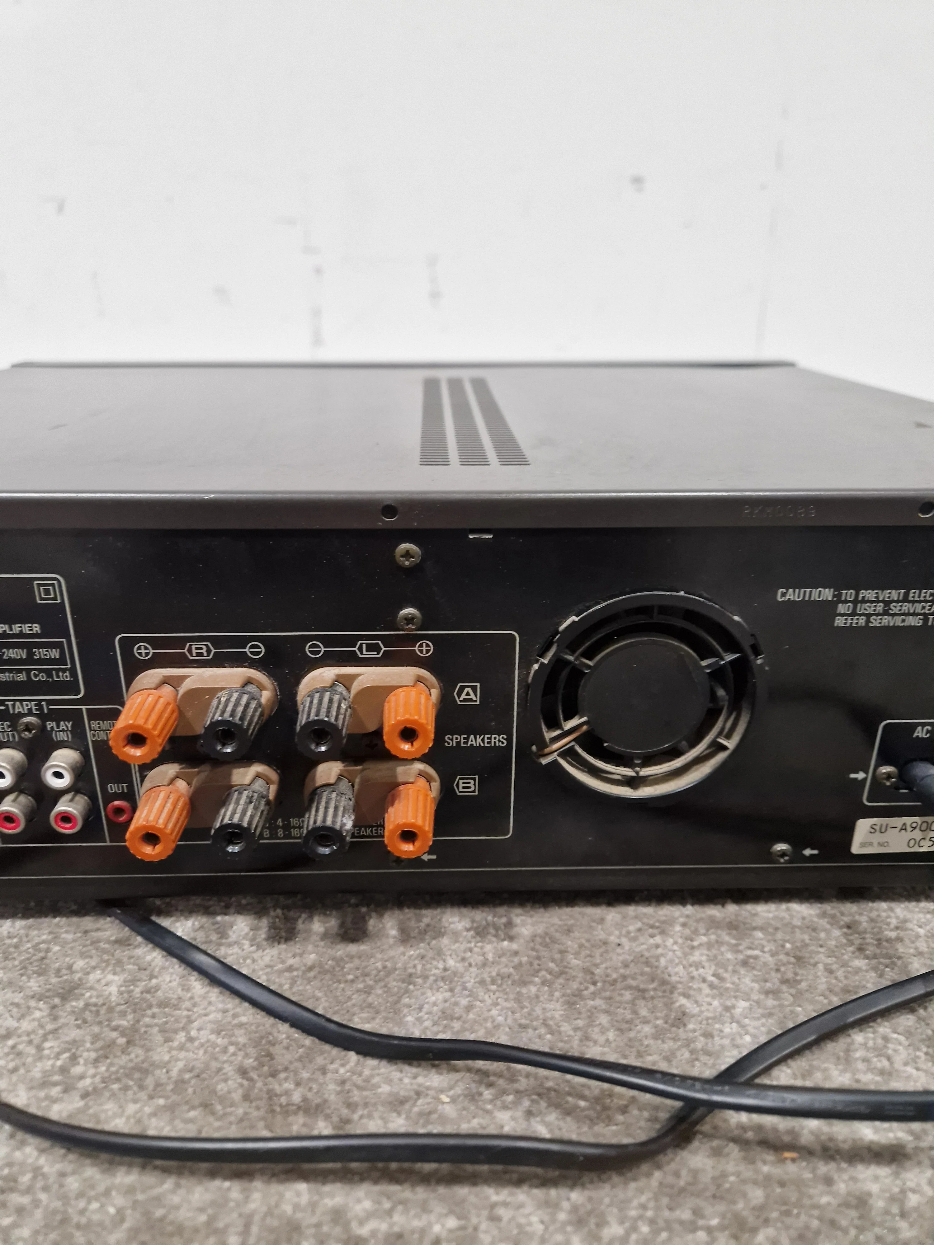Technics Su-A900mk2 Amplifier - 60W Stereo Output - Very Good w/ Power Supply - Image 3
