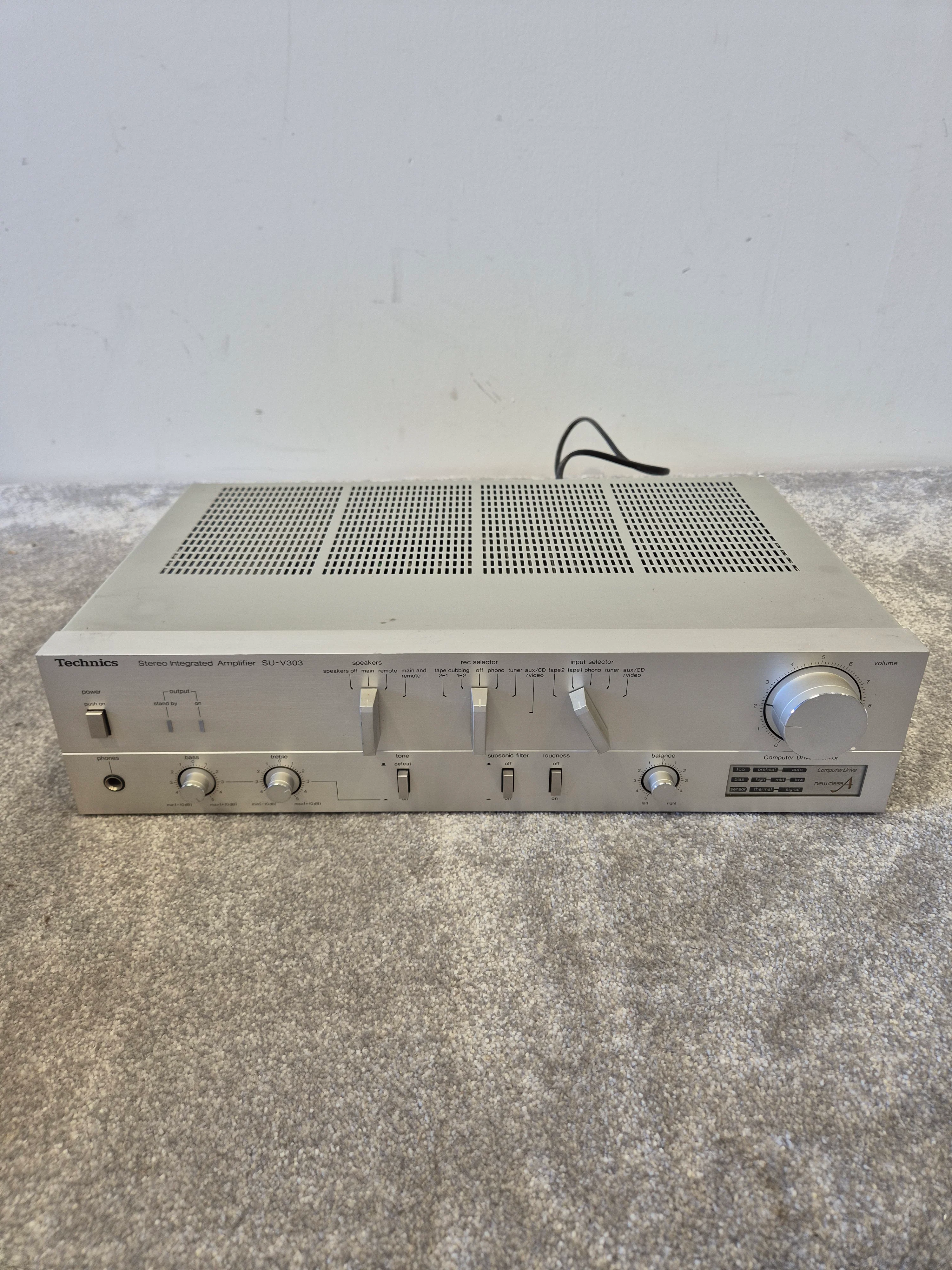 Technics SU-V303 Stereo Integrated Amplifier  w/ Original Box – Very Good - Image 3
