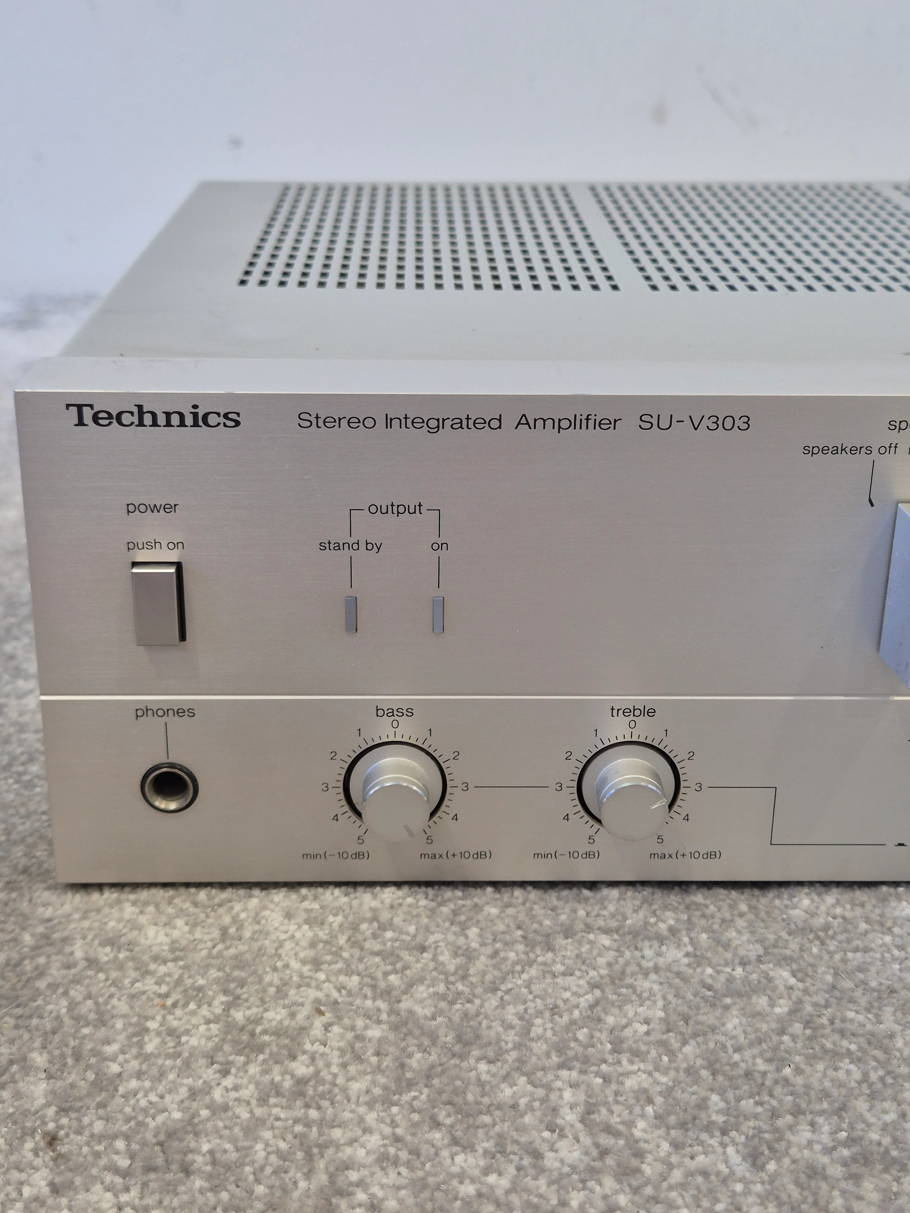 Technics SU-V303 Stereo Integrated Amplifier  w/ Original Box – Very Good - Image 4