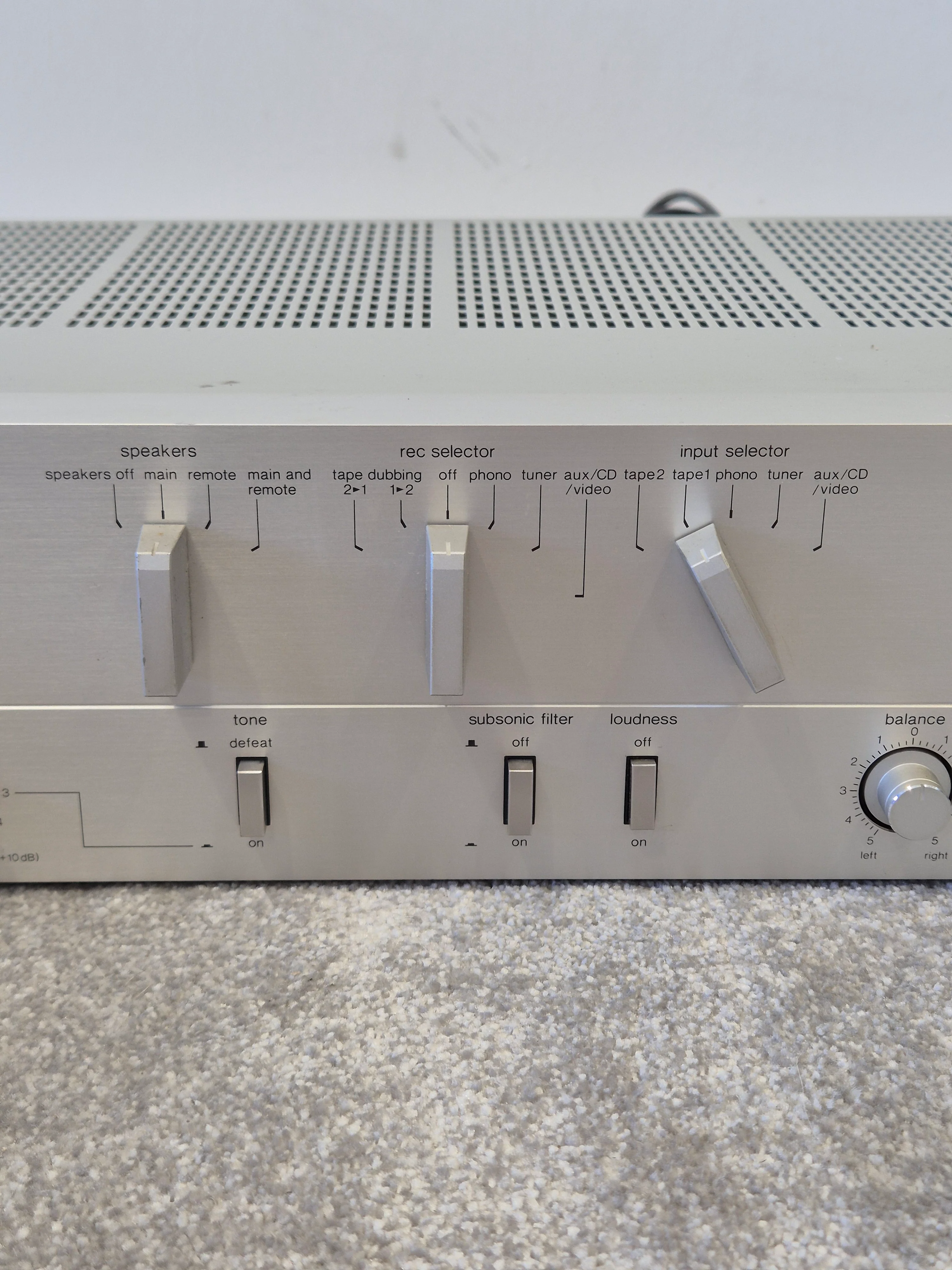 Technics SU-V303 Stereo Integrated Amplifier  w/ Original Box – Very Good - Image 5