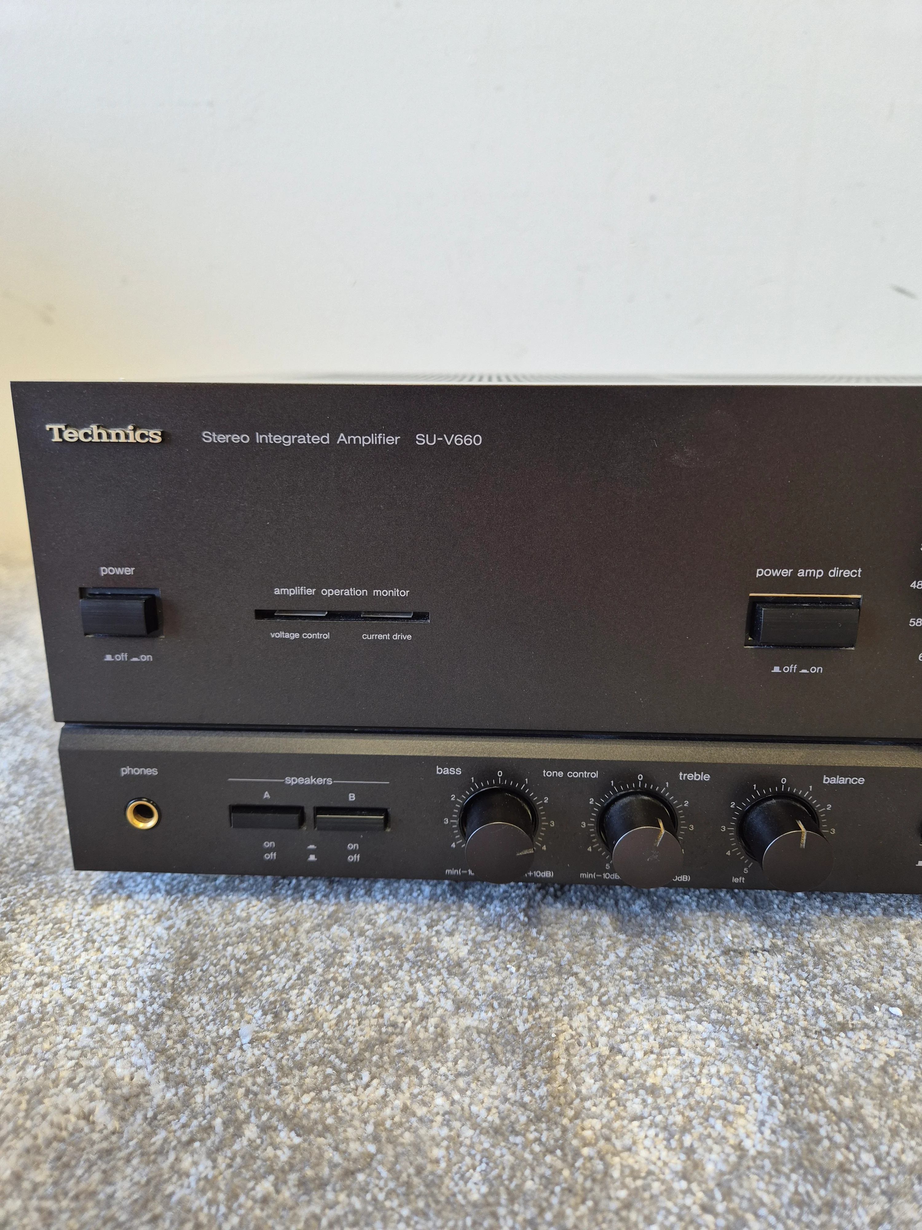 Technics SU-V660 - Stereo Integrated Amplifier - Excellent - Image 3