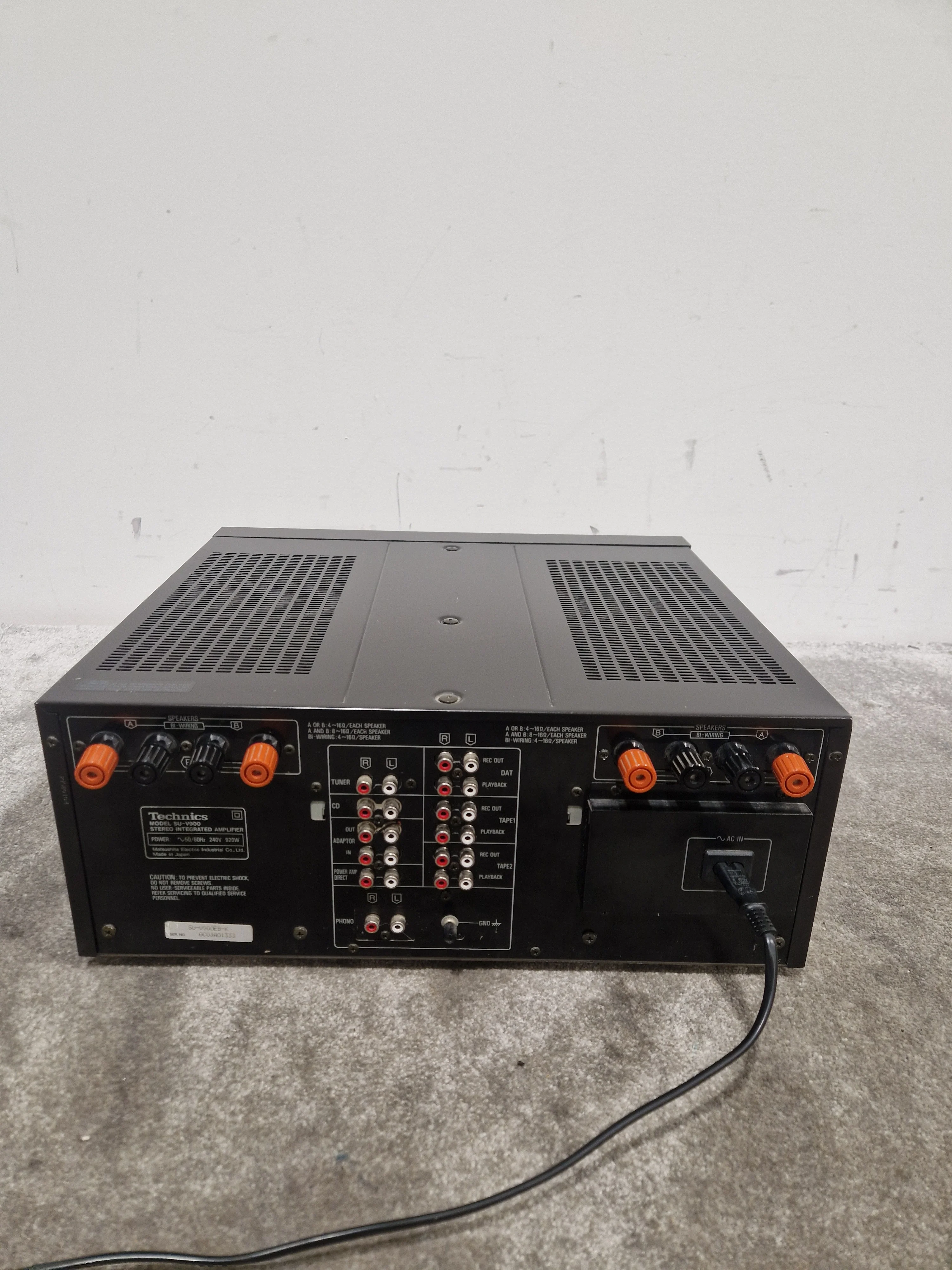 Technics SU-V900 - Stereo Integrated Amplifier - Black - Excellent - Image 13