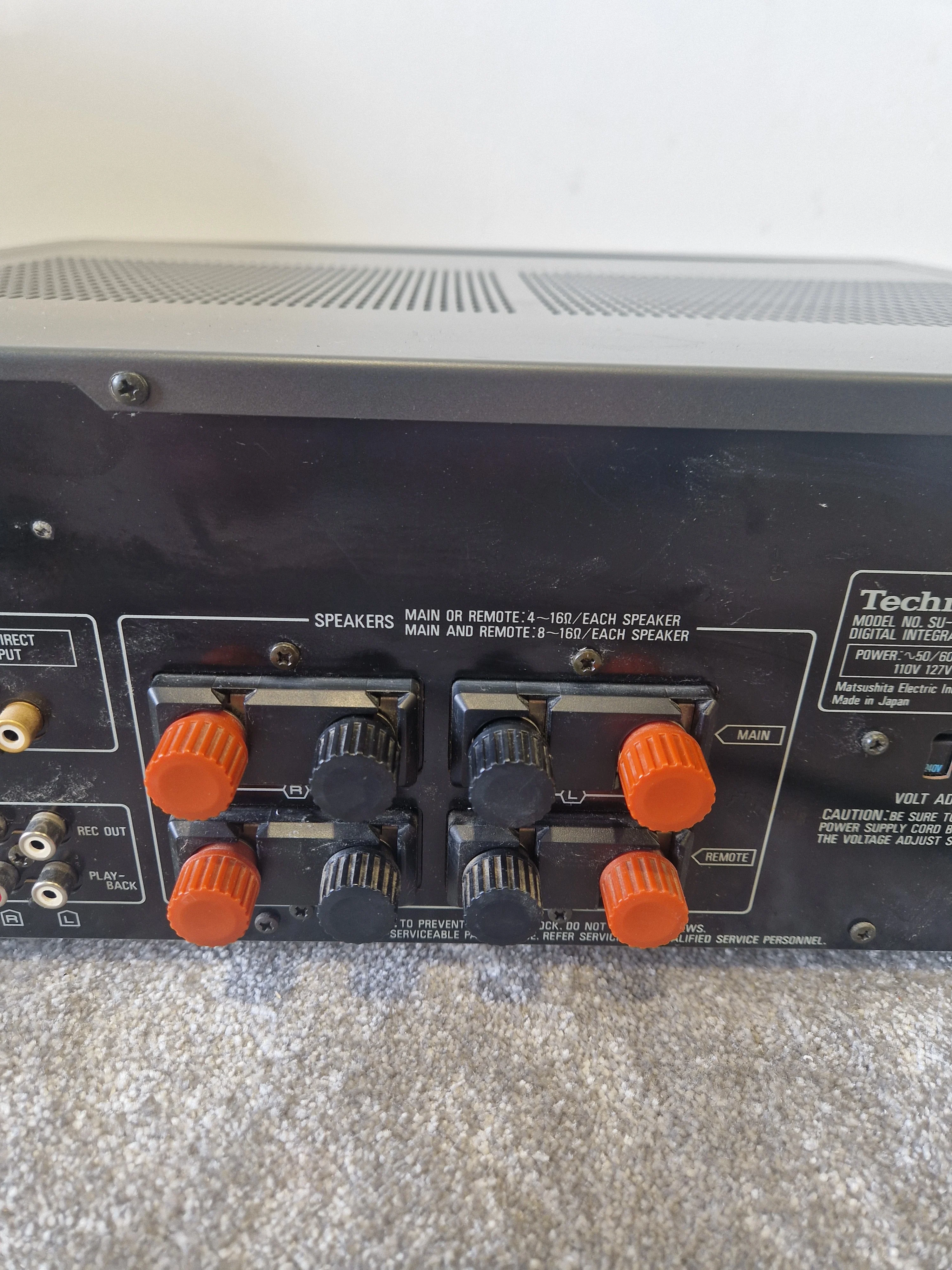 Technics SU-V90D Digital Integrated Amplifier – Class AA, 100W/Channel, Optical - Excellent - Image 7