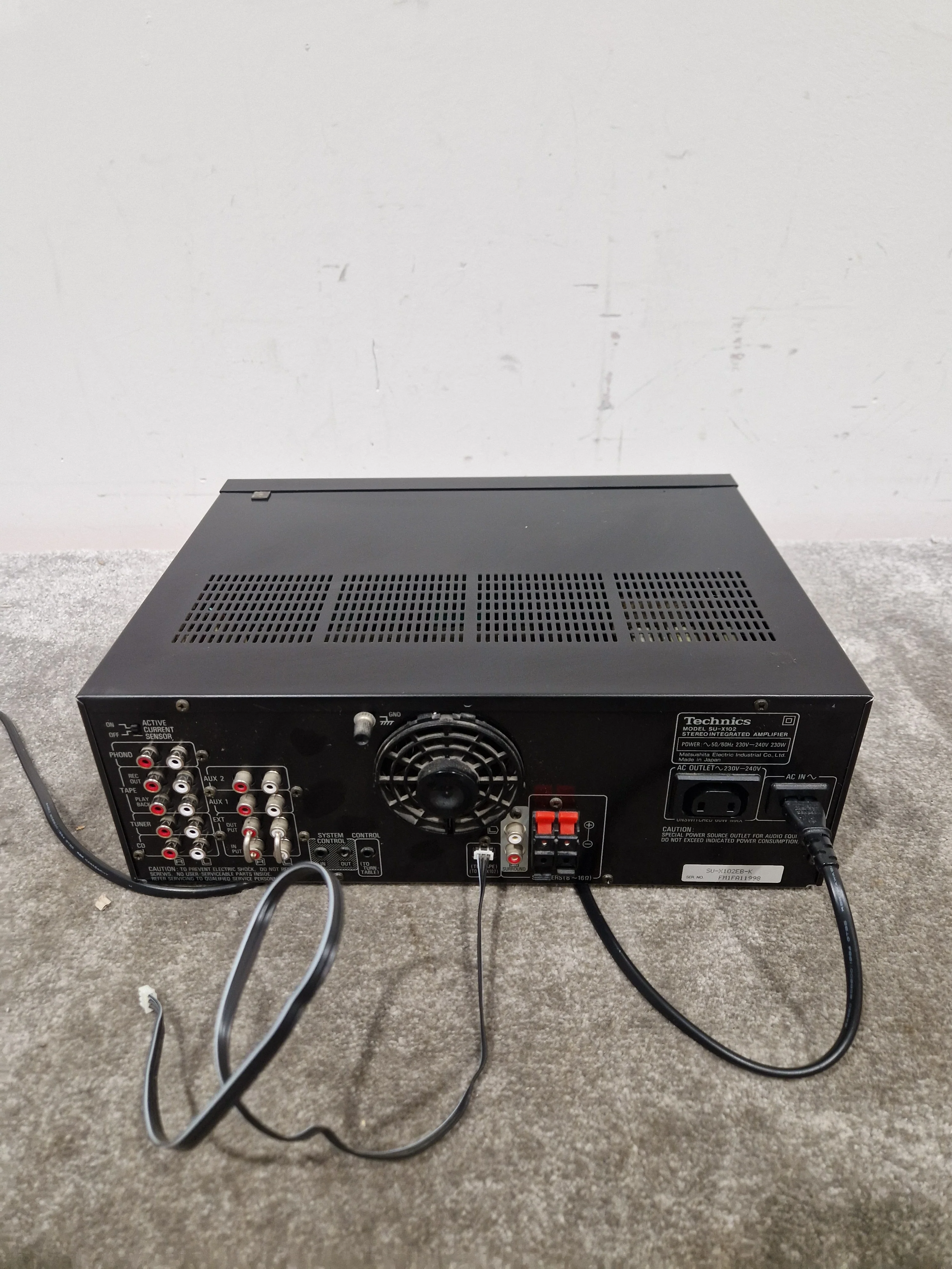 Technics SU-X102 - Stereo Integrated Amplifier - Good - Image 6