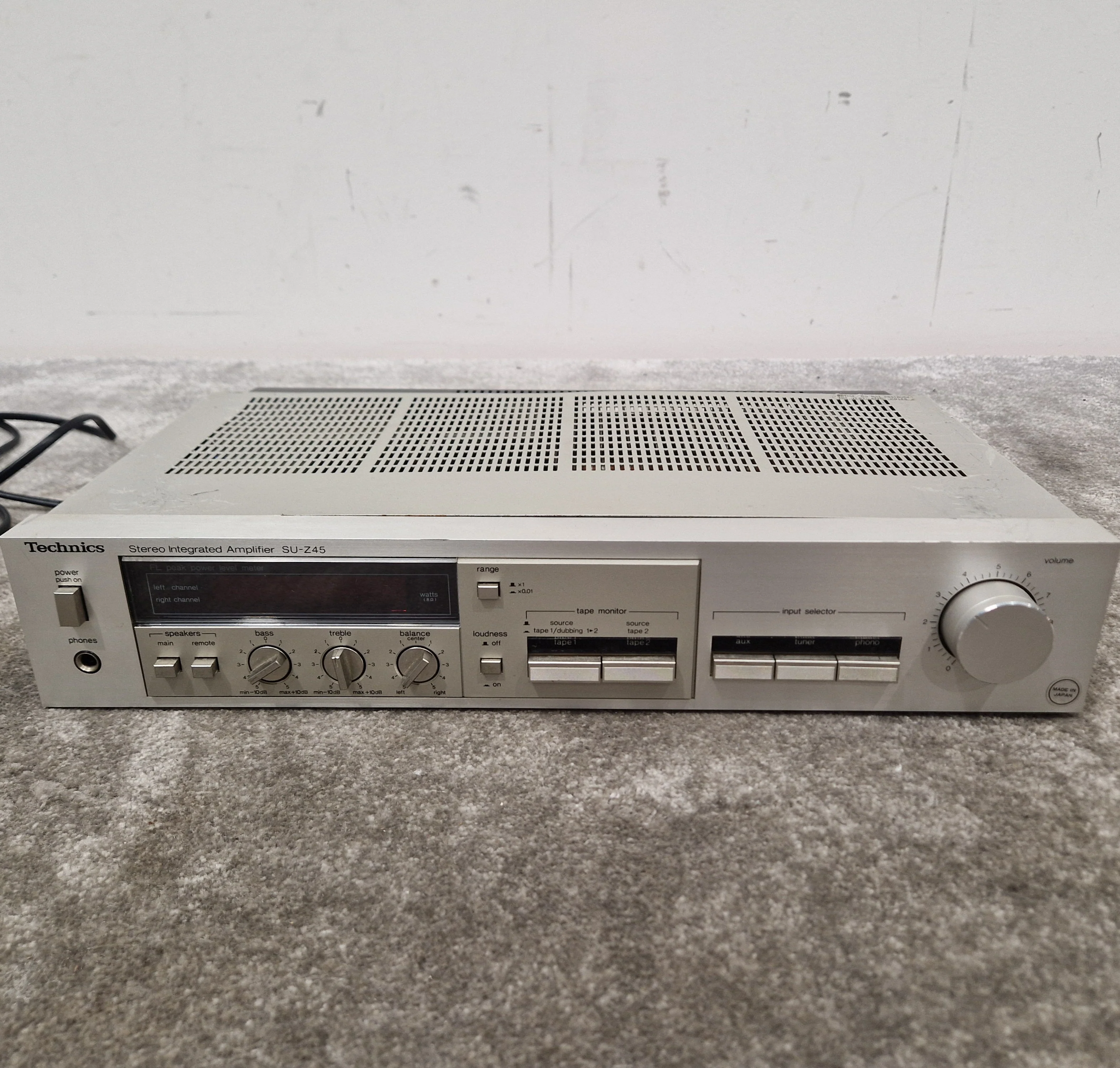 Technics SU-Z45 - Integrated Vintage Stereo Amplifier - Good w/ Power Supply - Image 2