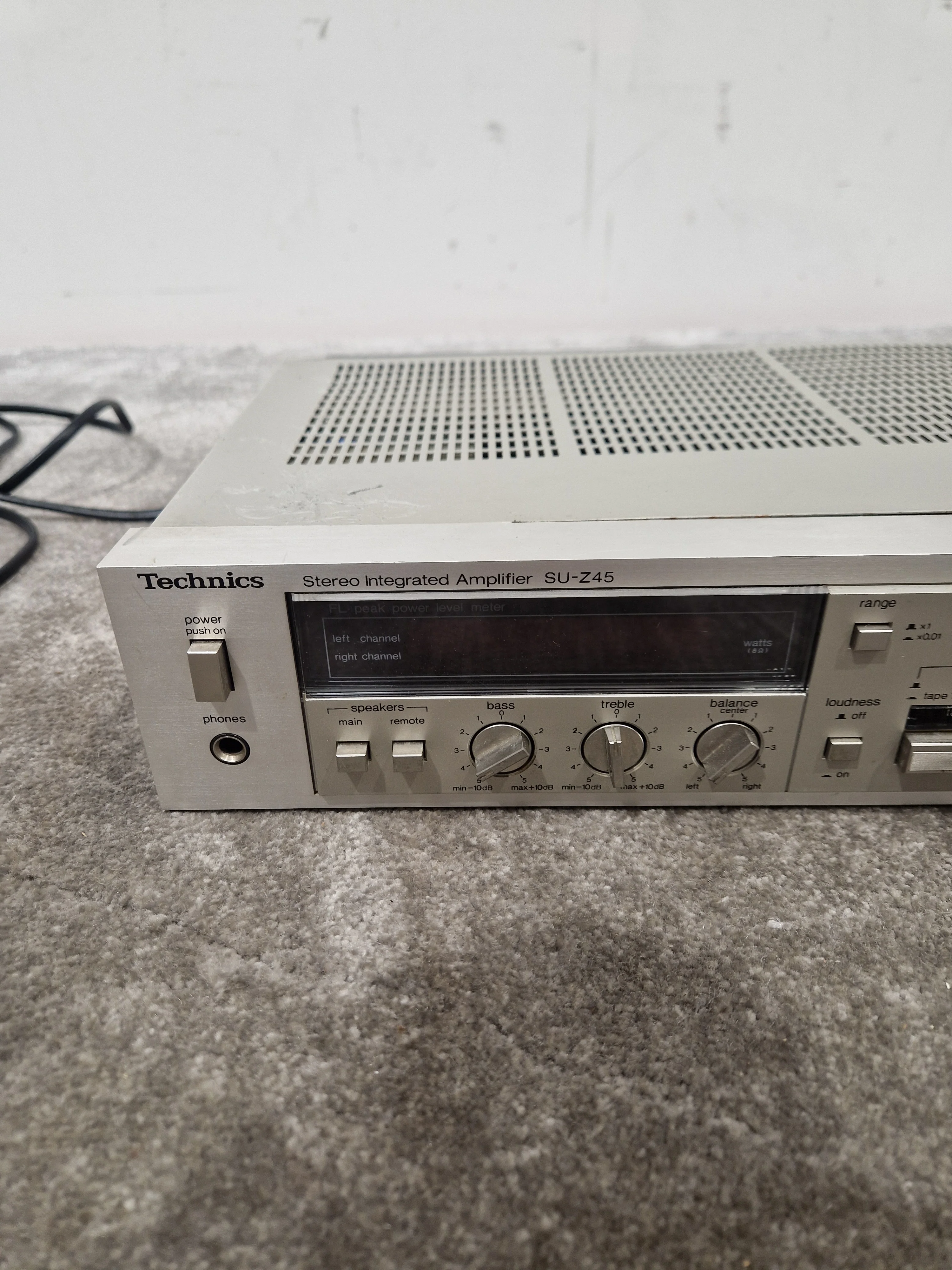 Technics SU-Z45 - Integrated Vintage Stereo Amplifier - Good w/ Power Supply - Image 4