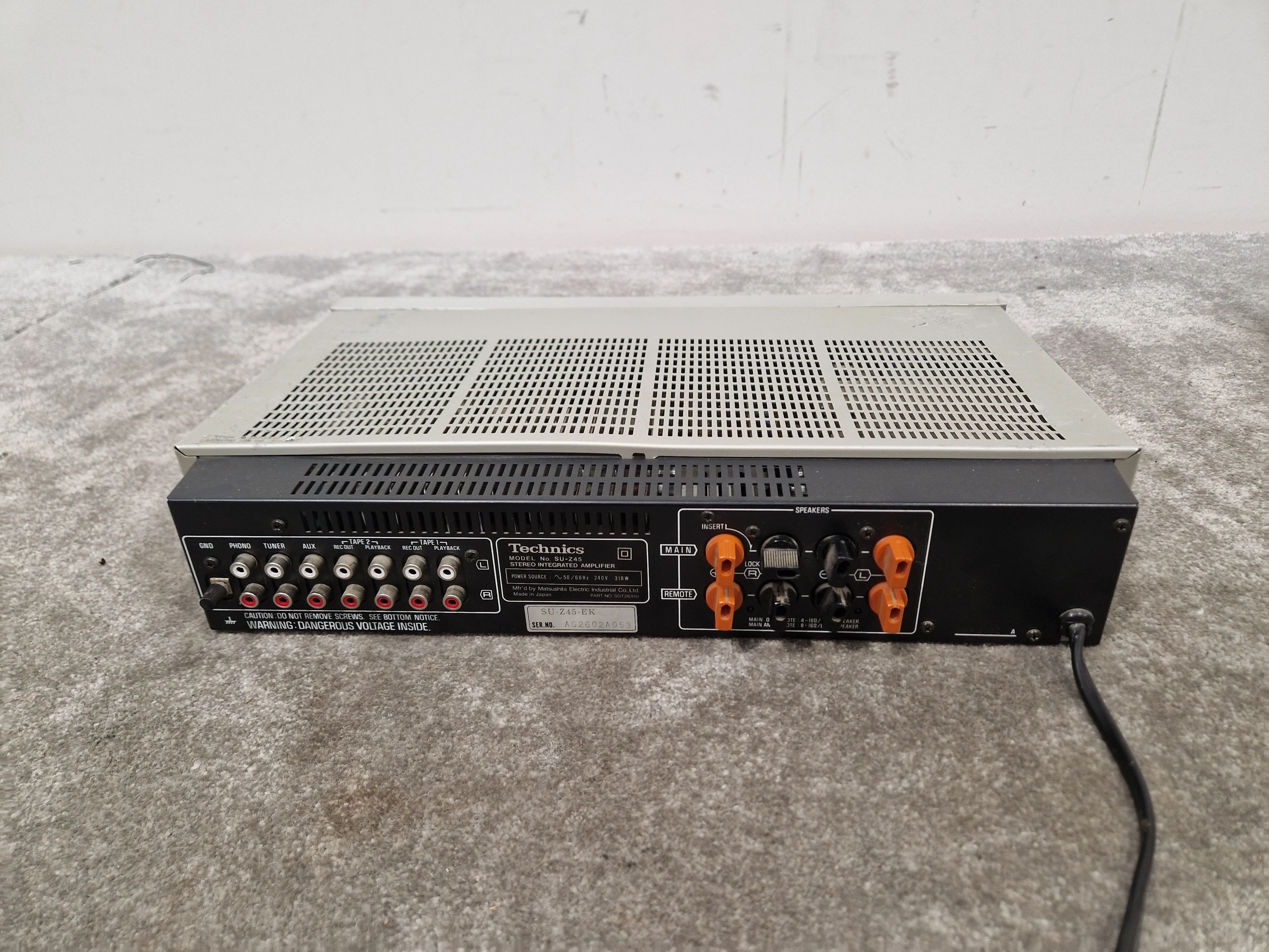 Technics SU-Z45 - Integrated Vintage Stereo Amplifier - Good w/ Power Supply - Image 8
