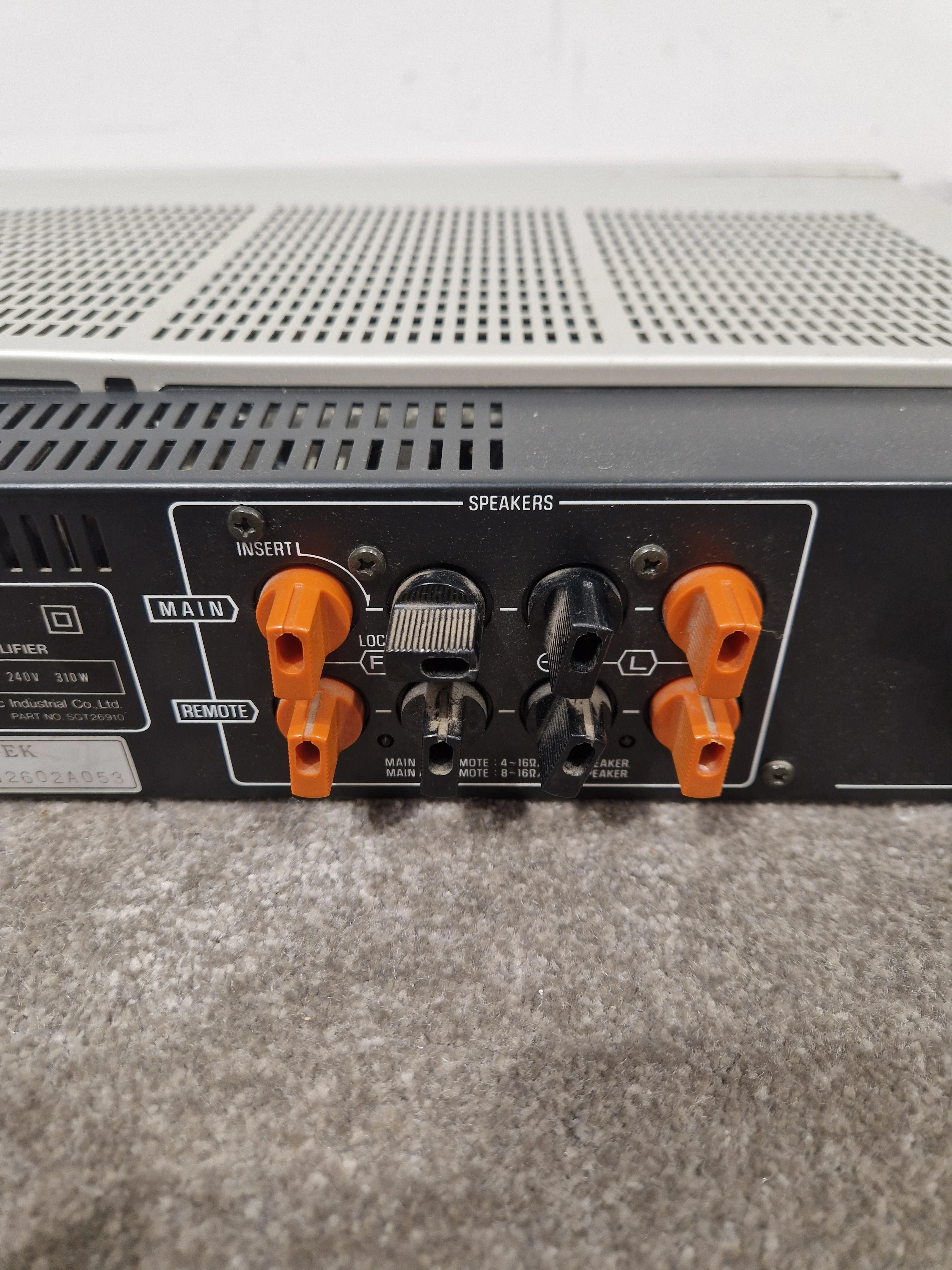 Technics SU-Z45 - Integrated Vintage Stereo Amplifier - Good w/ Power Supply - Image 9