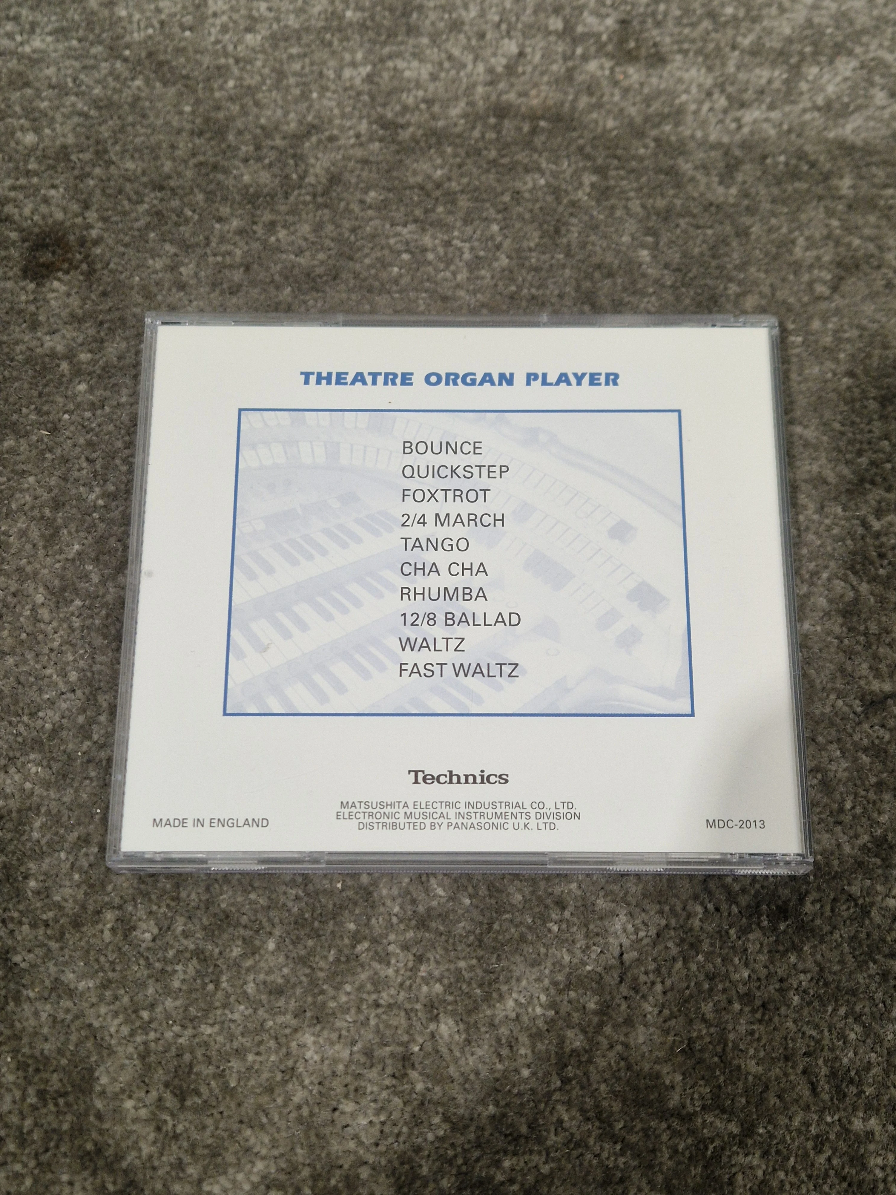 Technics Theatre Organ Player For KN6000 Sound Module - Advanced Digital Sound - Excellent - Image 2