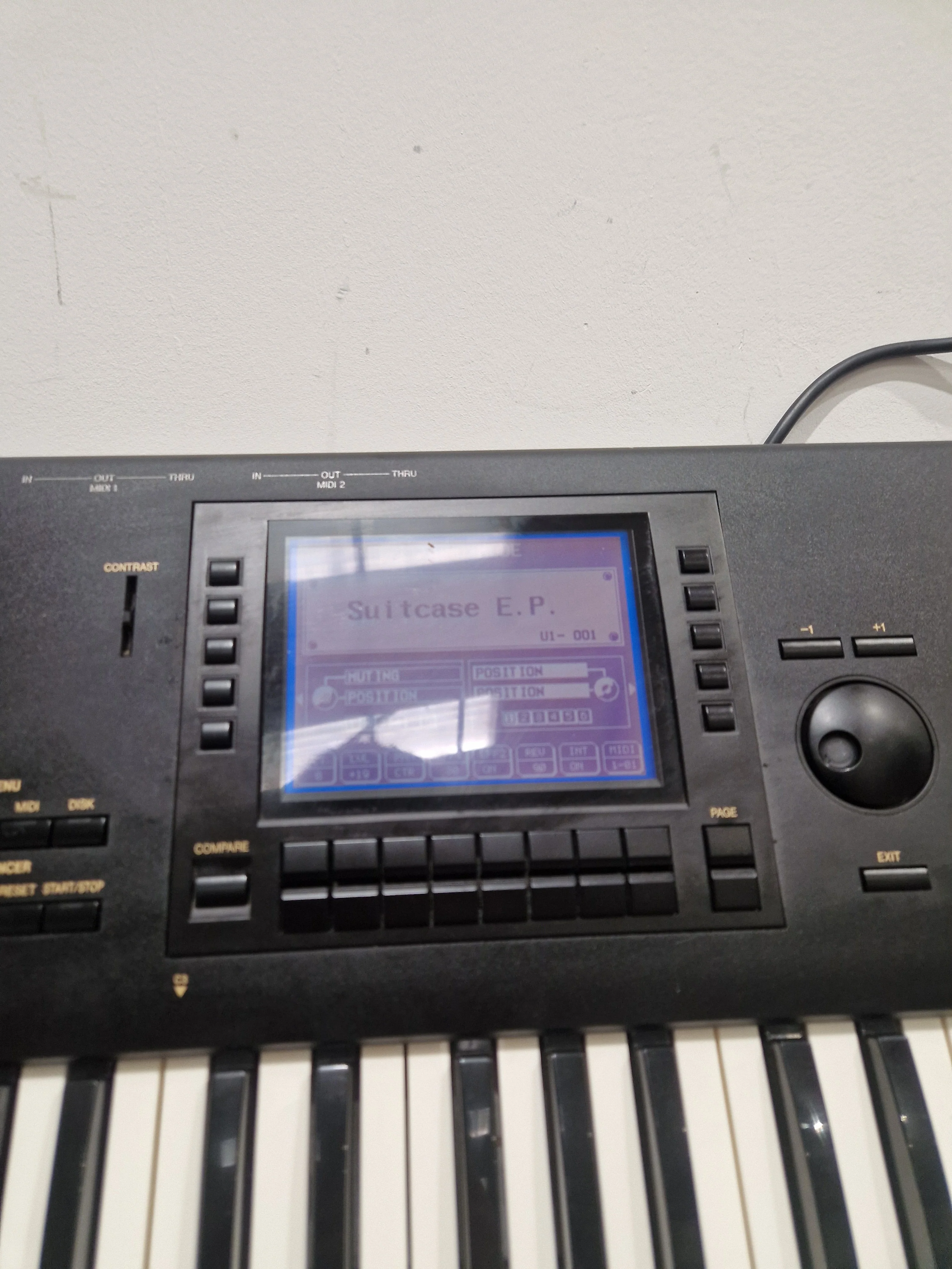 Technics WSA1 - Digital Piano/Synthesizer - Black - Good w/ Power Cable - Image 9