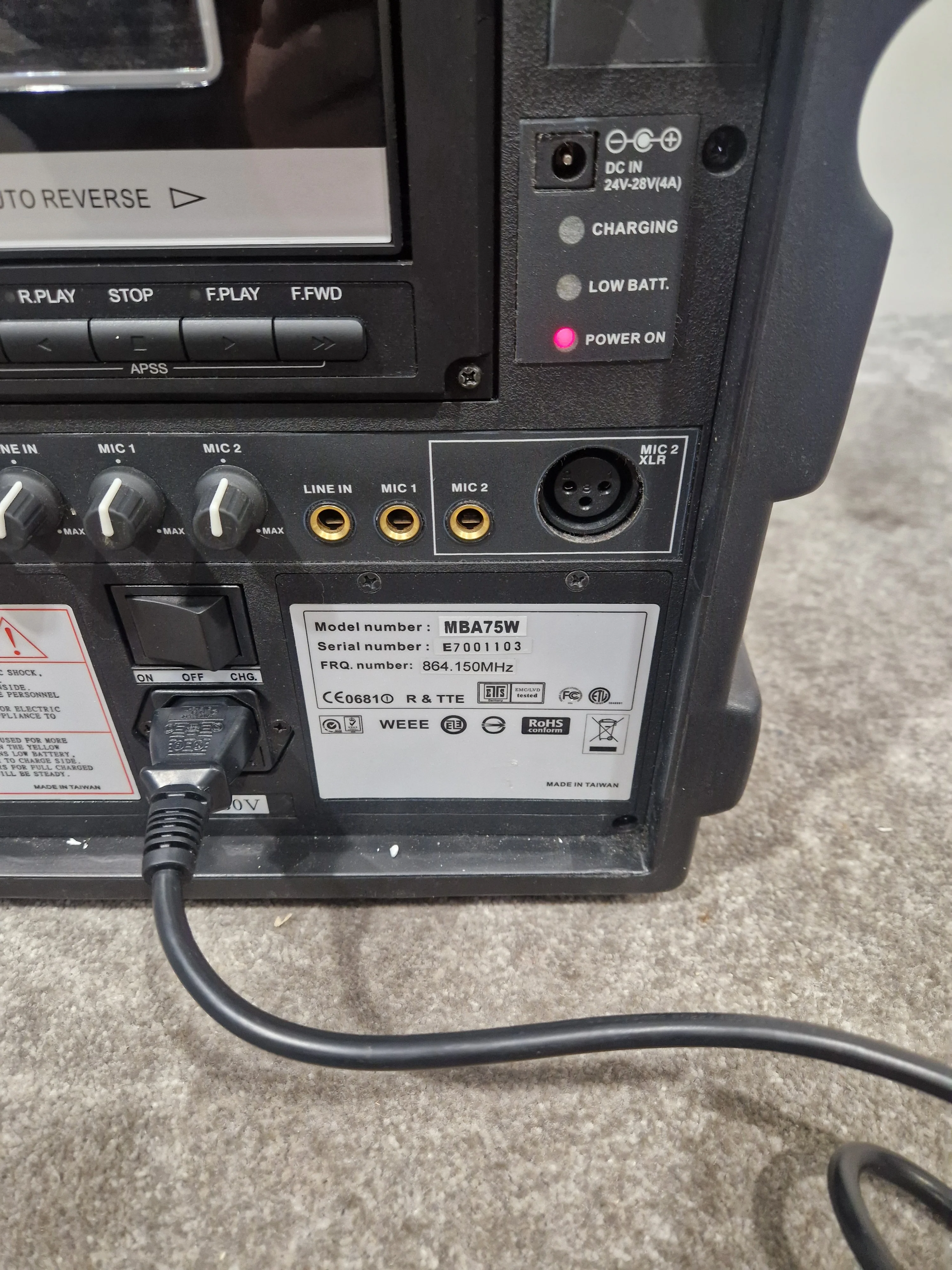 The Box BY Thomann Portable PA Speaker - Compact Design - Excellent w/ Power Supply - Image 8