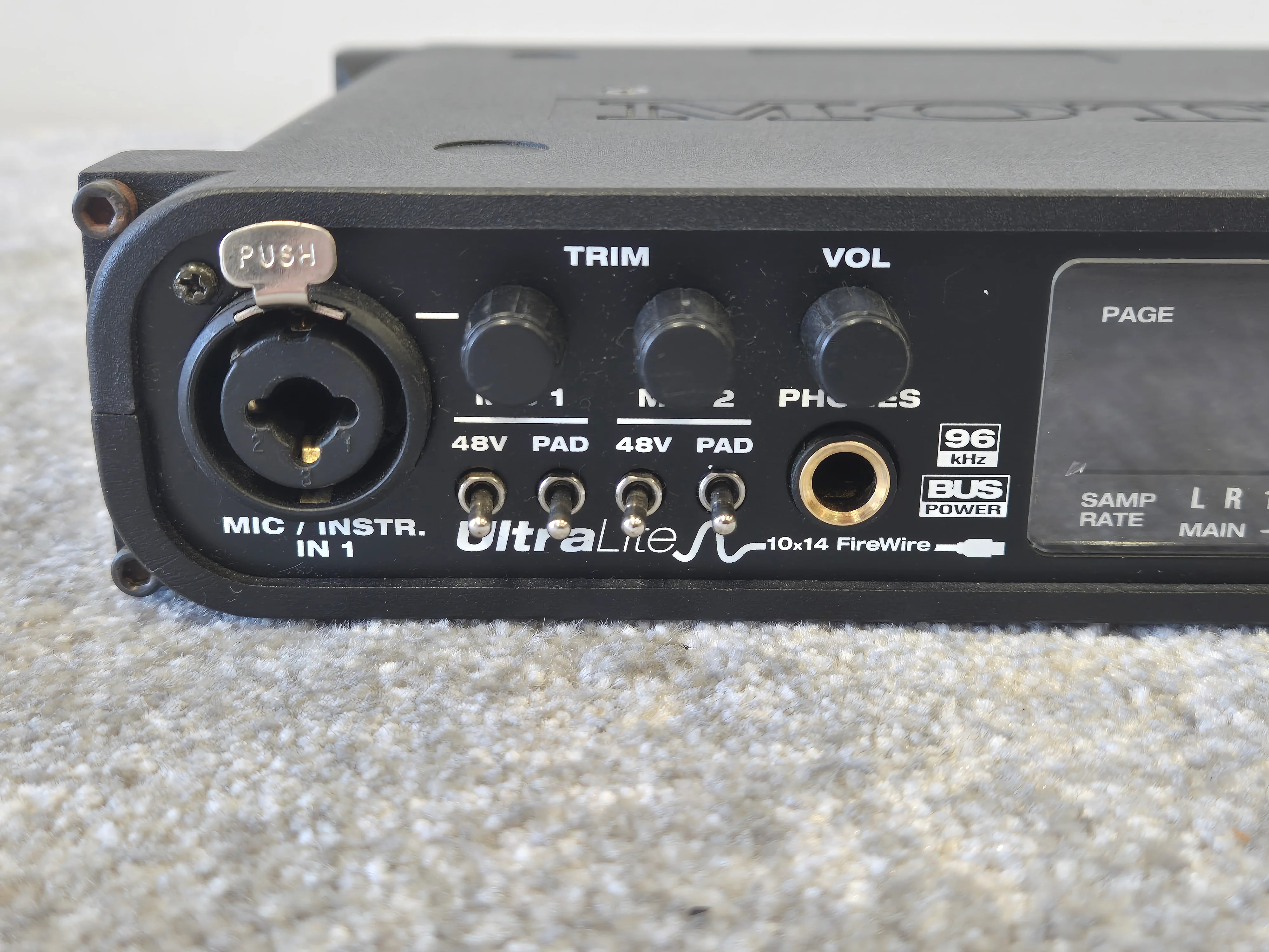 The MOTU UltraLite - Versatile Firewire Audio Interface - Image 3