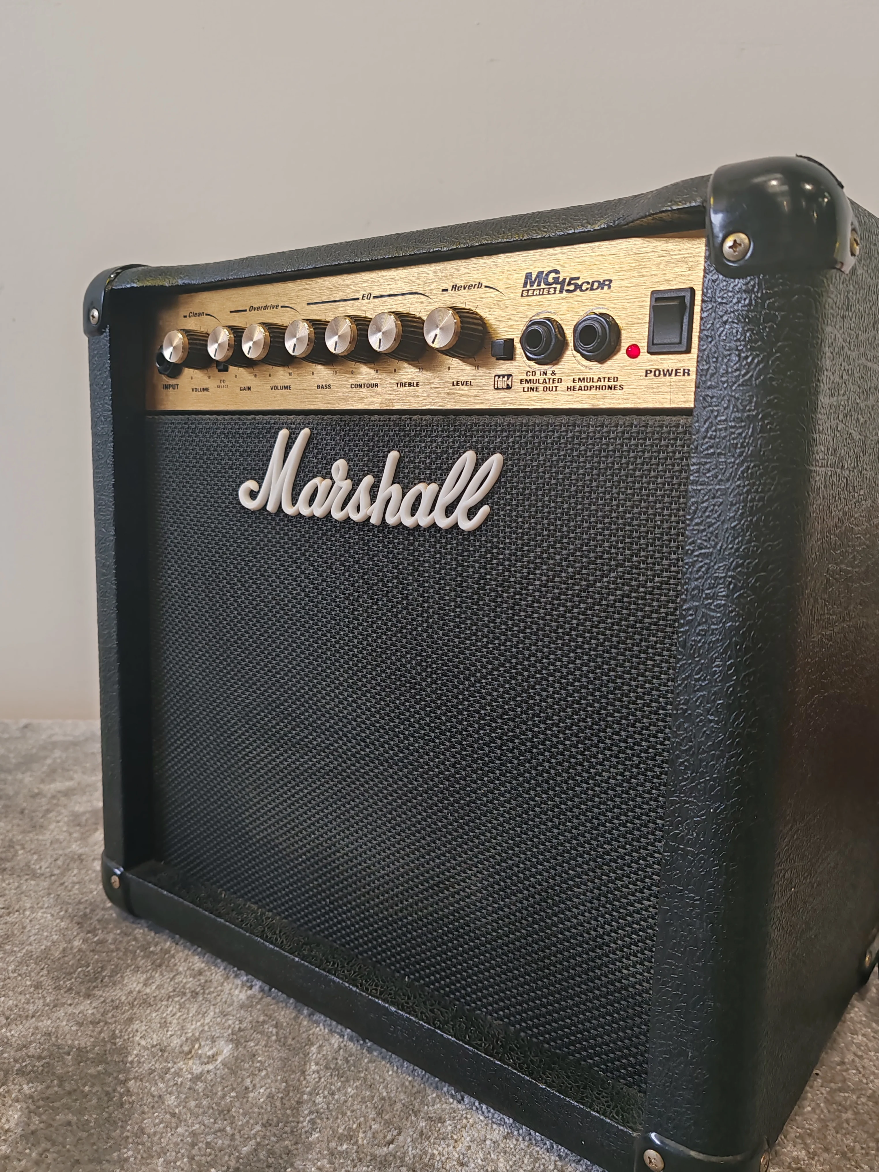 Marshall MG15CDR – 15W Guitar Combo Amp – Reverb & Emulated Output – Very Good - Image 2