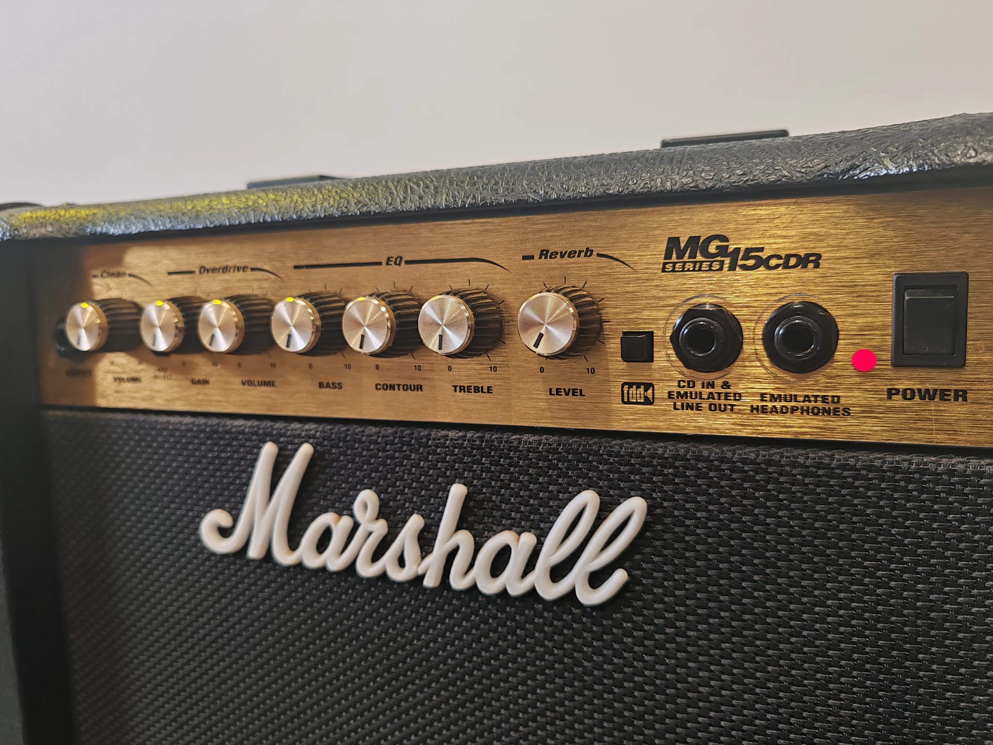 Marshall MG15CDR – 15W Guitar Combo Amp – Reverb & Emulated Output – Very Good - Image 9