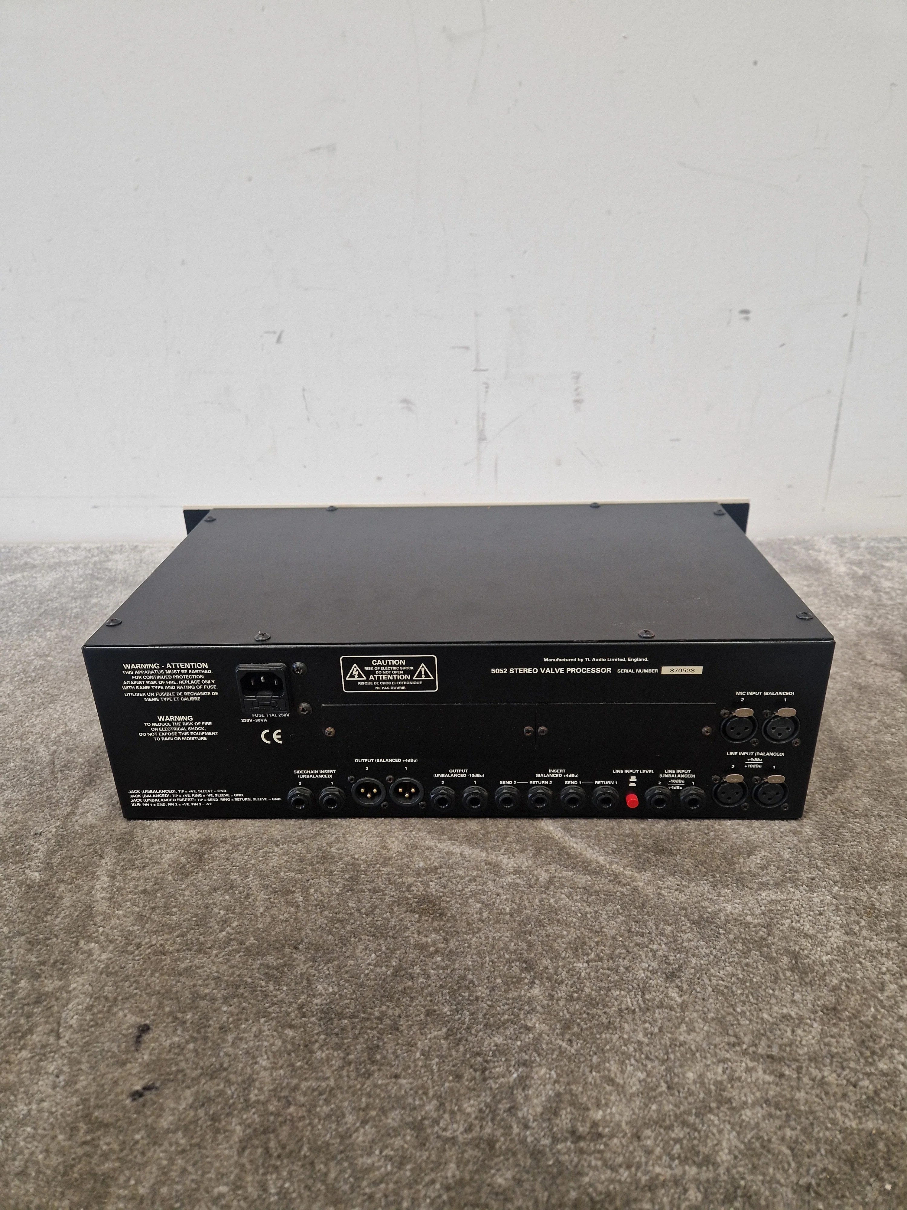 TL Audio 5052 Ivory 2 Series Stereo Valve Processor - Dual Channel EQ/Compressor - Excellent w/ Original Box - Image 9