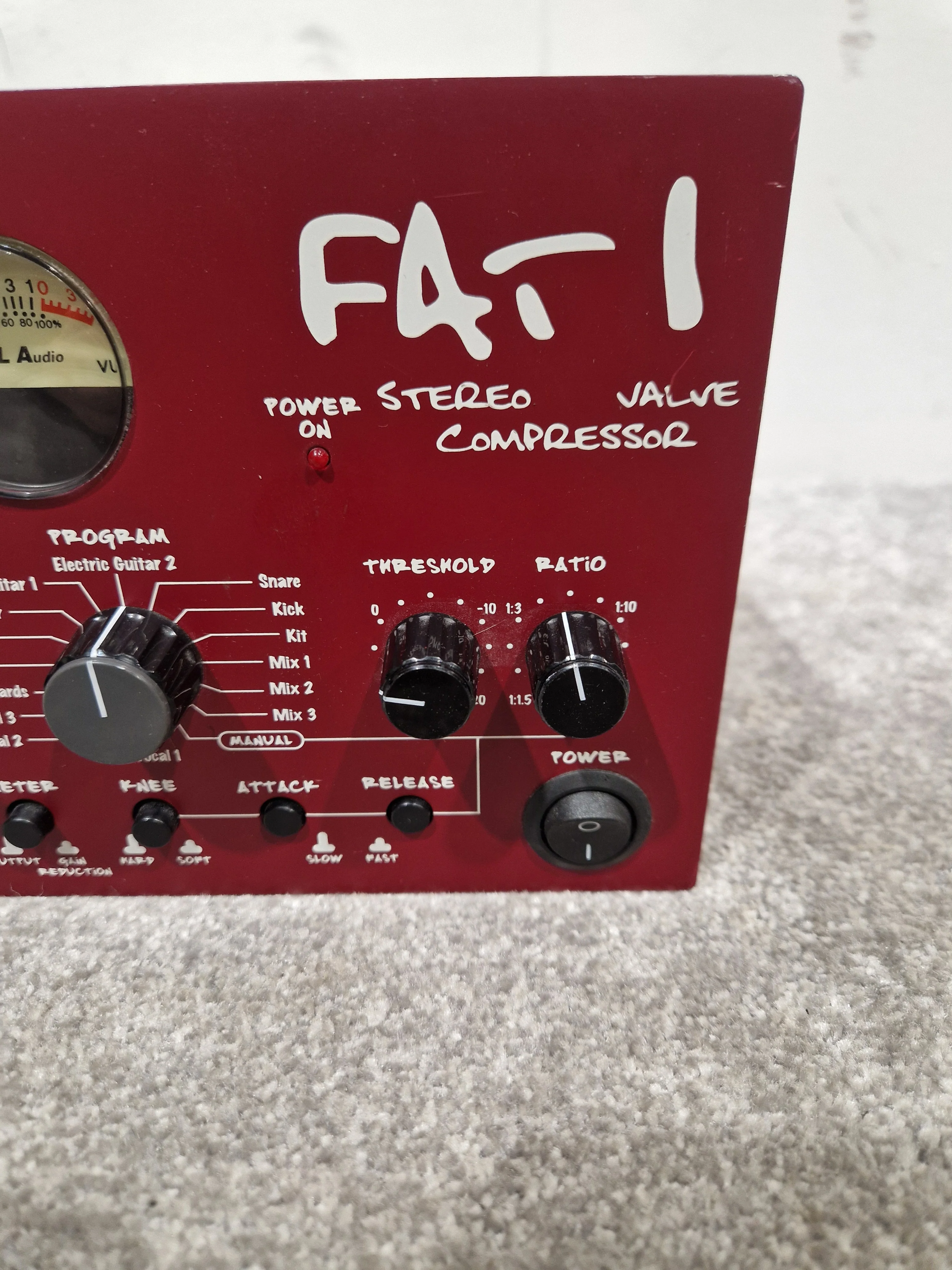 TLAudio Fatman Stereo Valve Compressor - Tube Dynamics Processor - Excellent w/ Power Supply - Image 2
