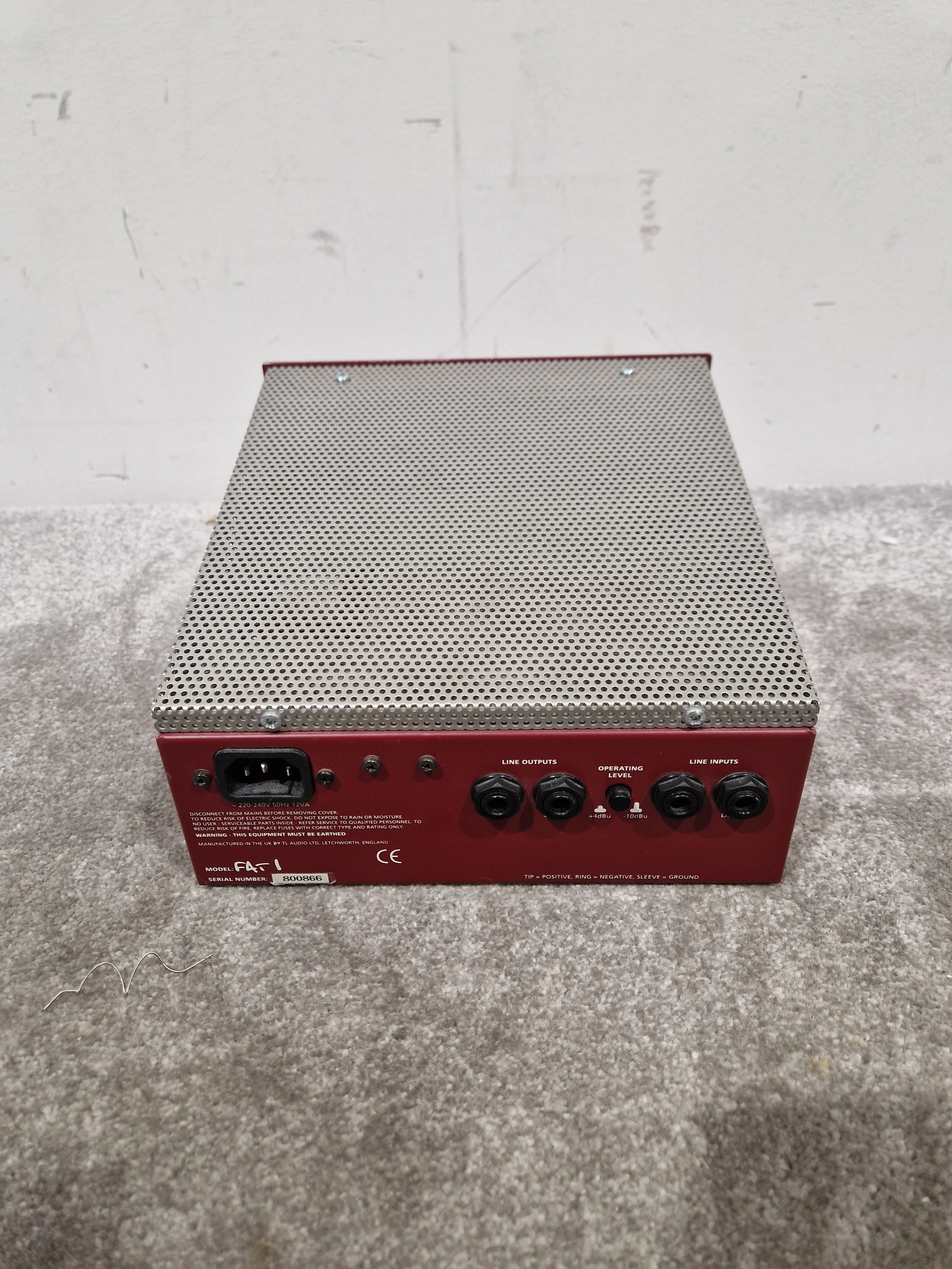 TLAudio Fatman Stereo Valve Compressor - Tube Dynamics Processor - Excellent w/ Power Supply - Image 6
