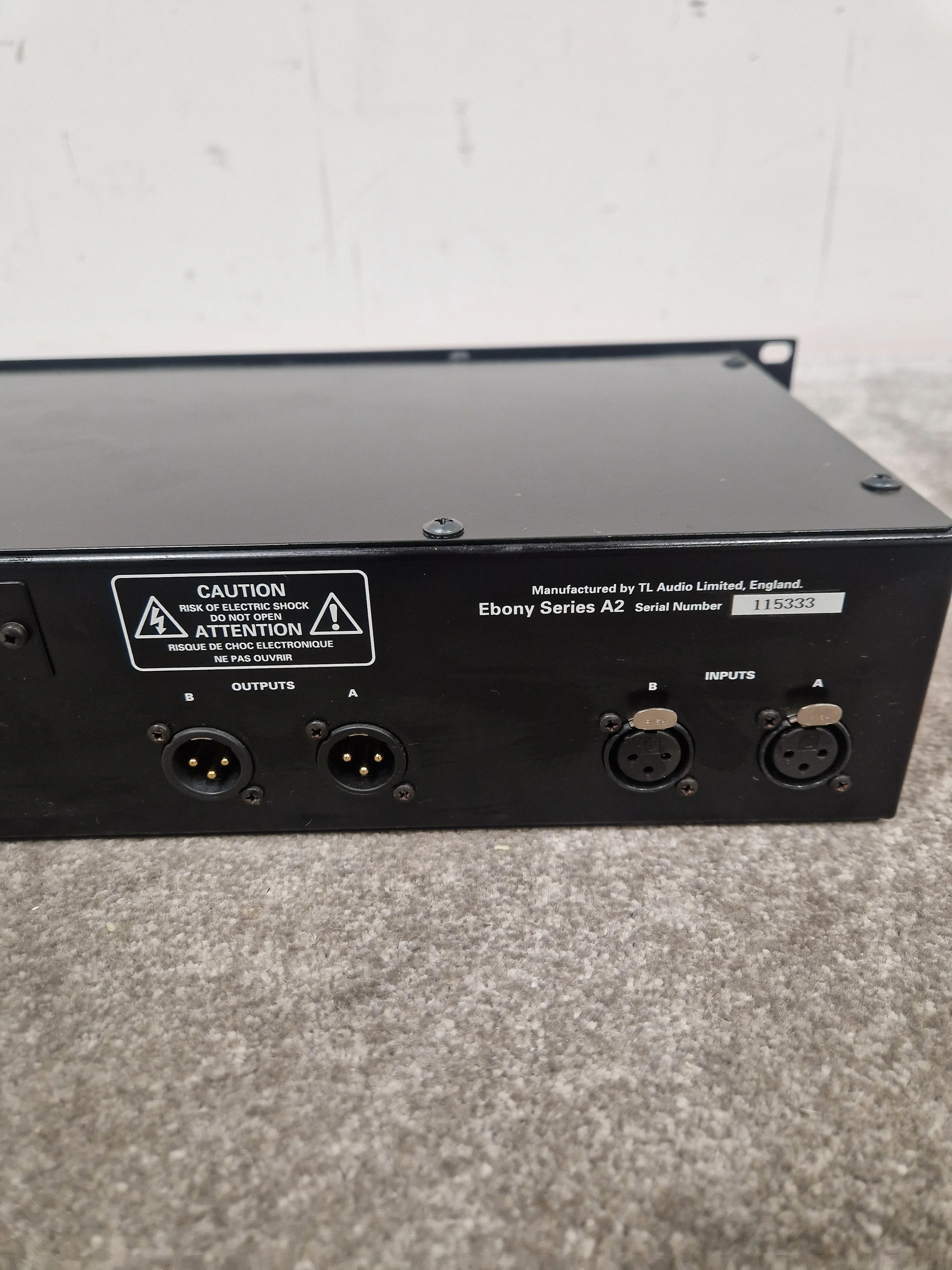 TL Audio Ebony A2 - Dual-Channel Tube Processor - Excellent w/ Power Supply - Image 11