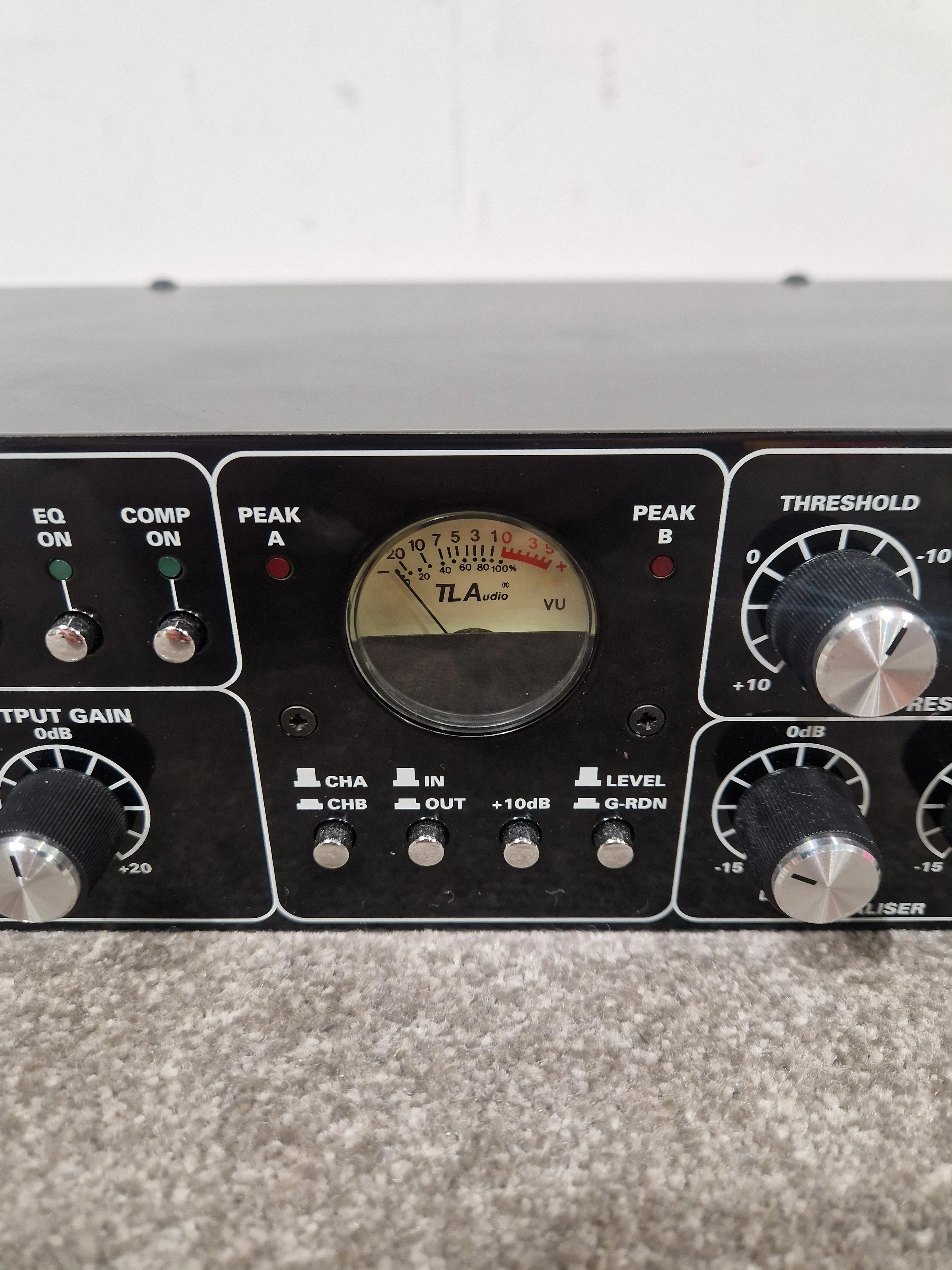 TL Audio Ebony A2 - Dual-Channel Tube Processor - Excellent w/ Power Supply - Image 2
