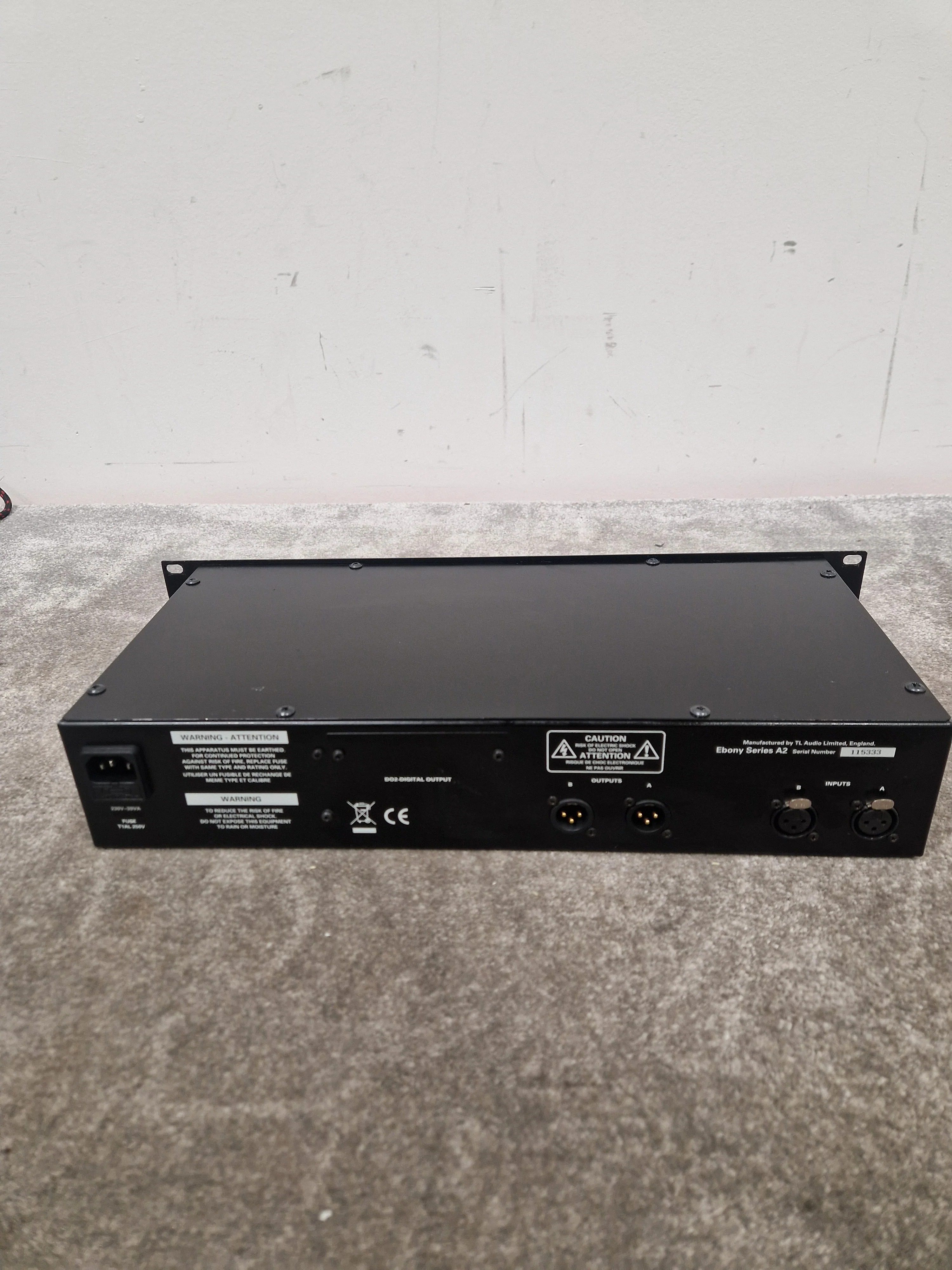 TL Audio Ebony A2 - Dual-Channel Tube Processor - Excellent w/ Power Supply - Image 7