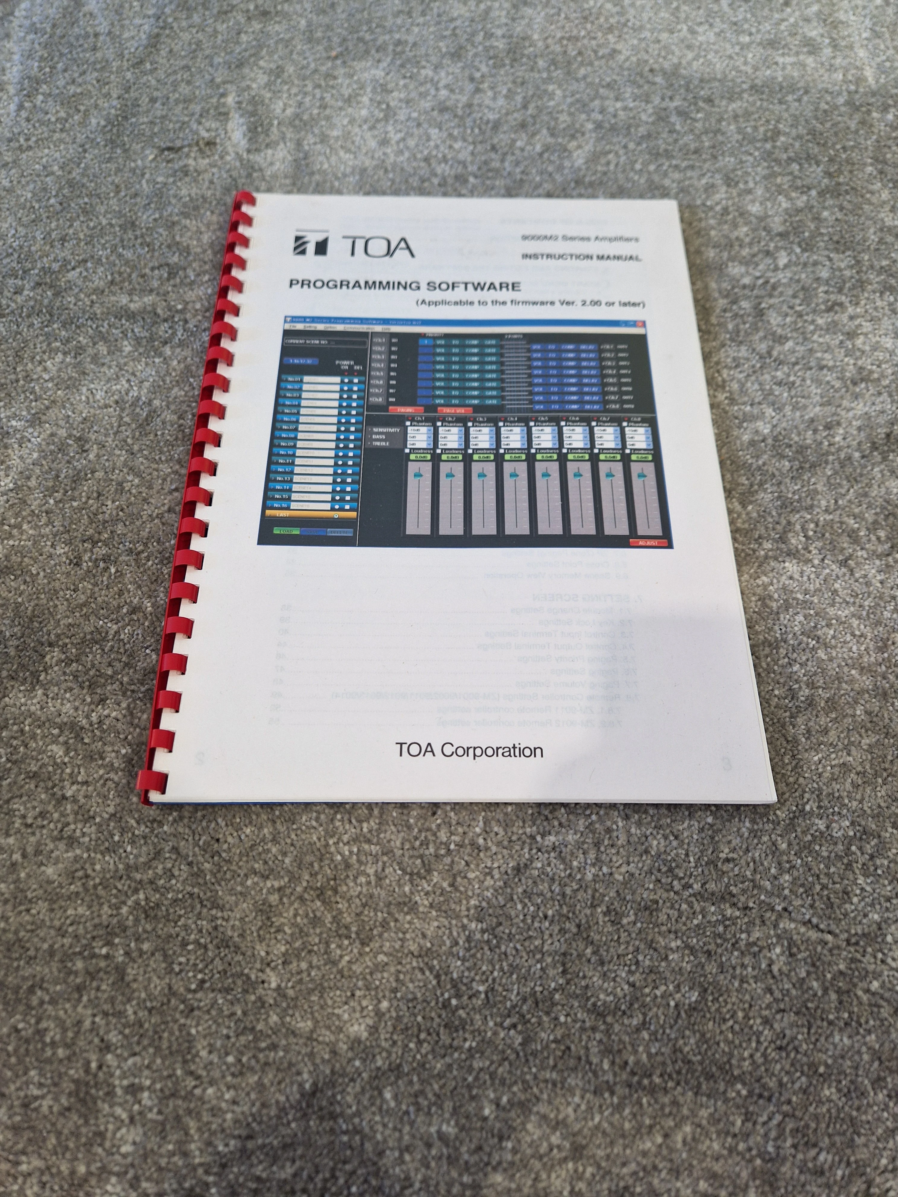 TOA 9000M2 Series - Digital Matrix Mixer/Amplifier - Excellent - Image 10