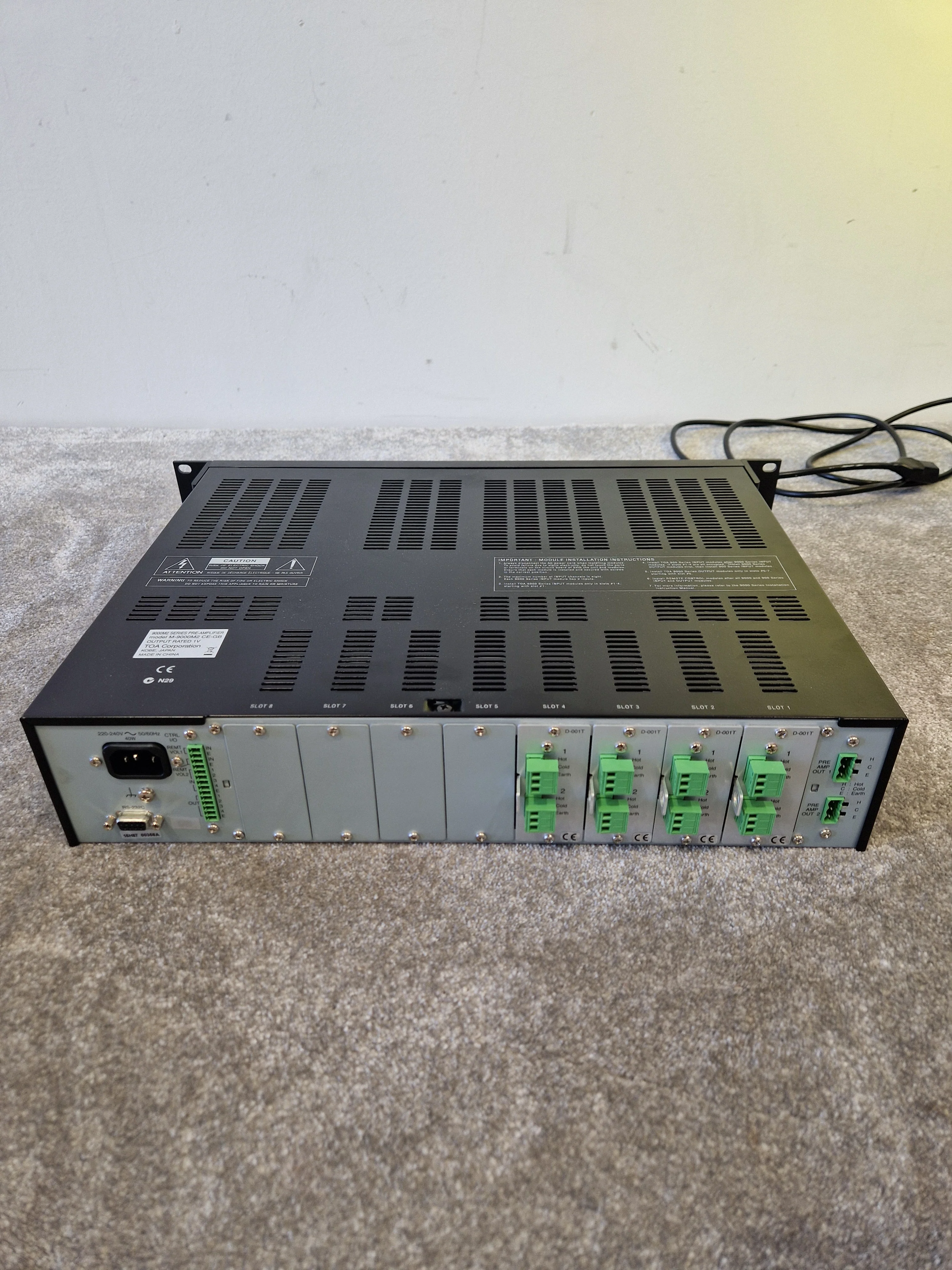 TOA 9000M2 Series - Digital Matrix Mixer/Amplifier - Excellent - Image 6