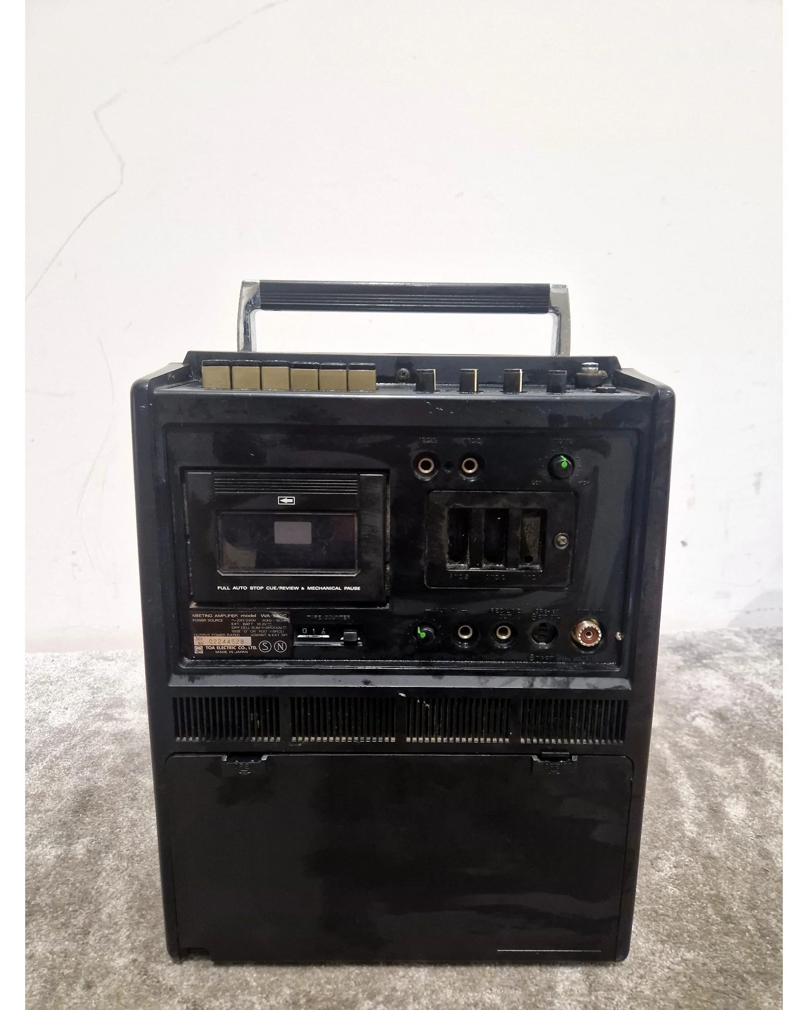TOA WA-520C - Radio Cassette Recorder - Black - Good - Image 12