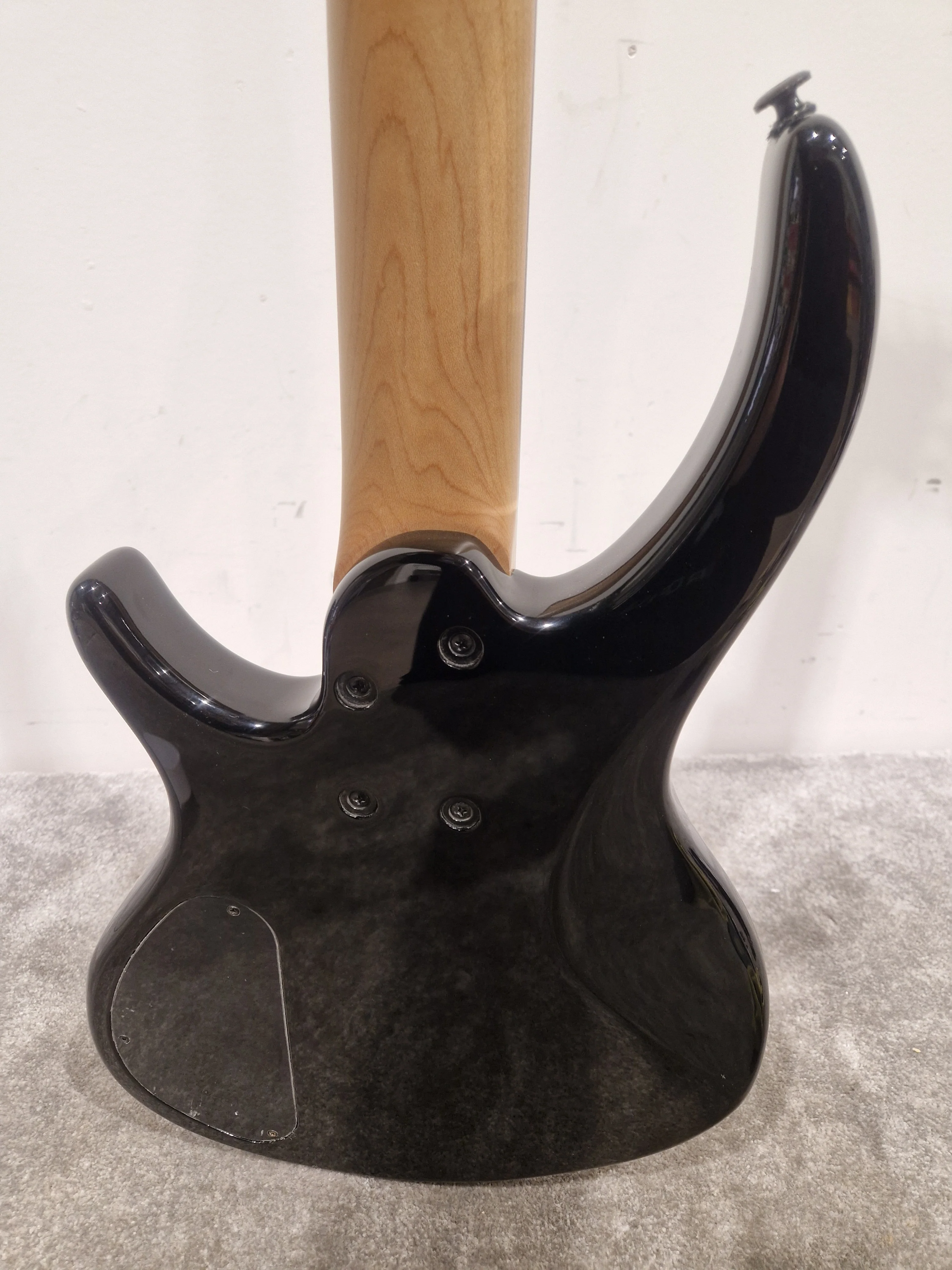 Tobias Toby 5 String Bass Indonesian IN Metallica Black Bass Guitar - Metal Finish - Excellent - Image 11