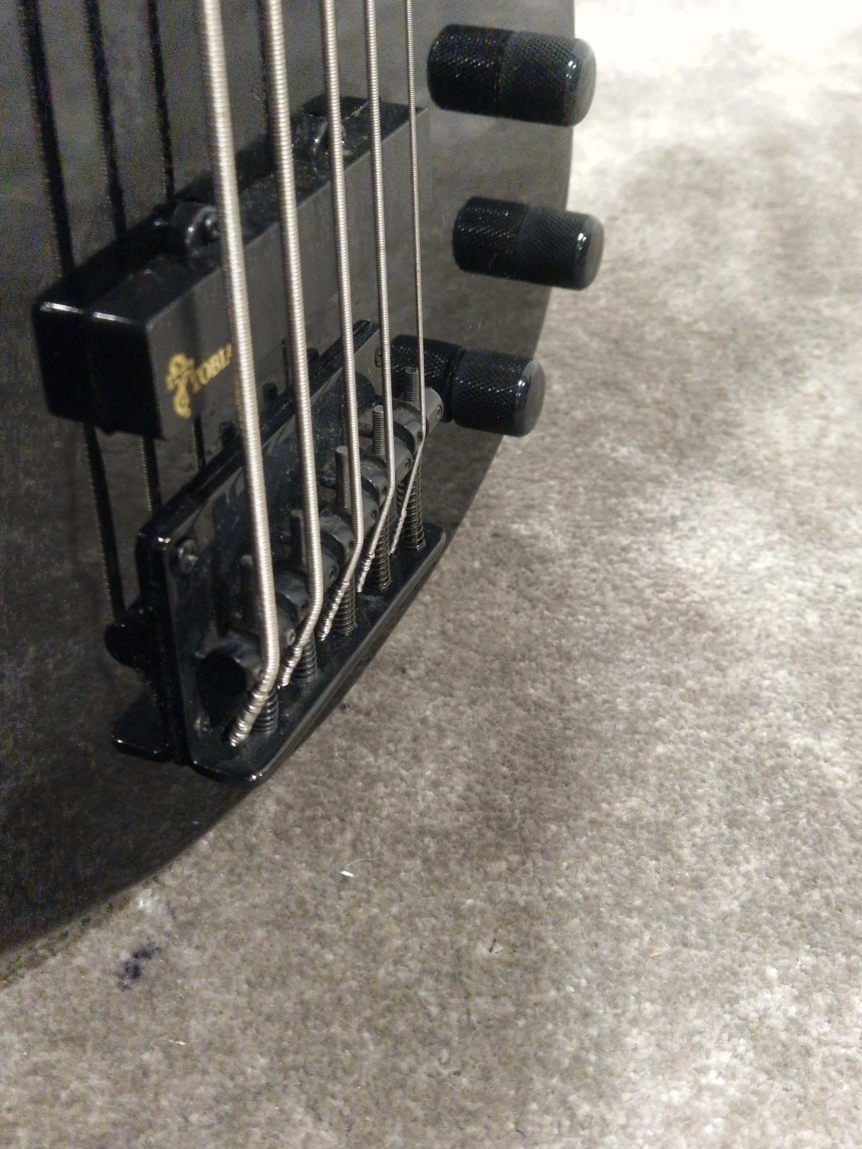 Tobias Toby 5 String Bass Indonesian IN Metallica Black Bass Guitar - Metal Finish - Excellent - Image 14