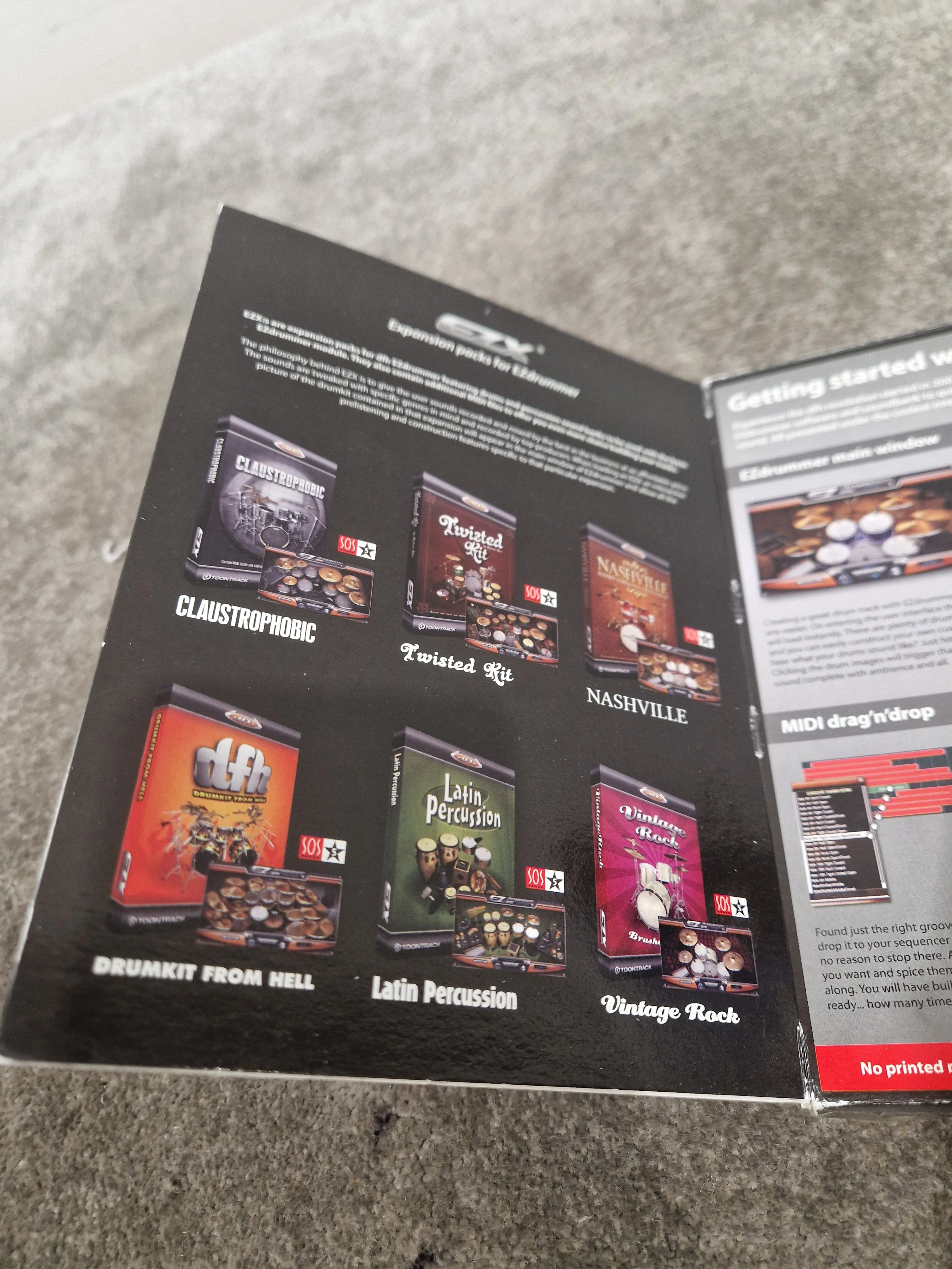 toontrack ez drummer Software - Excellent w/ Manuals & Original Box - Image 4
