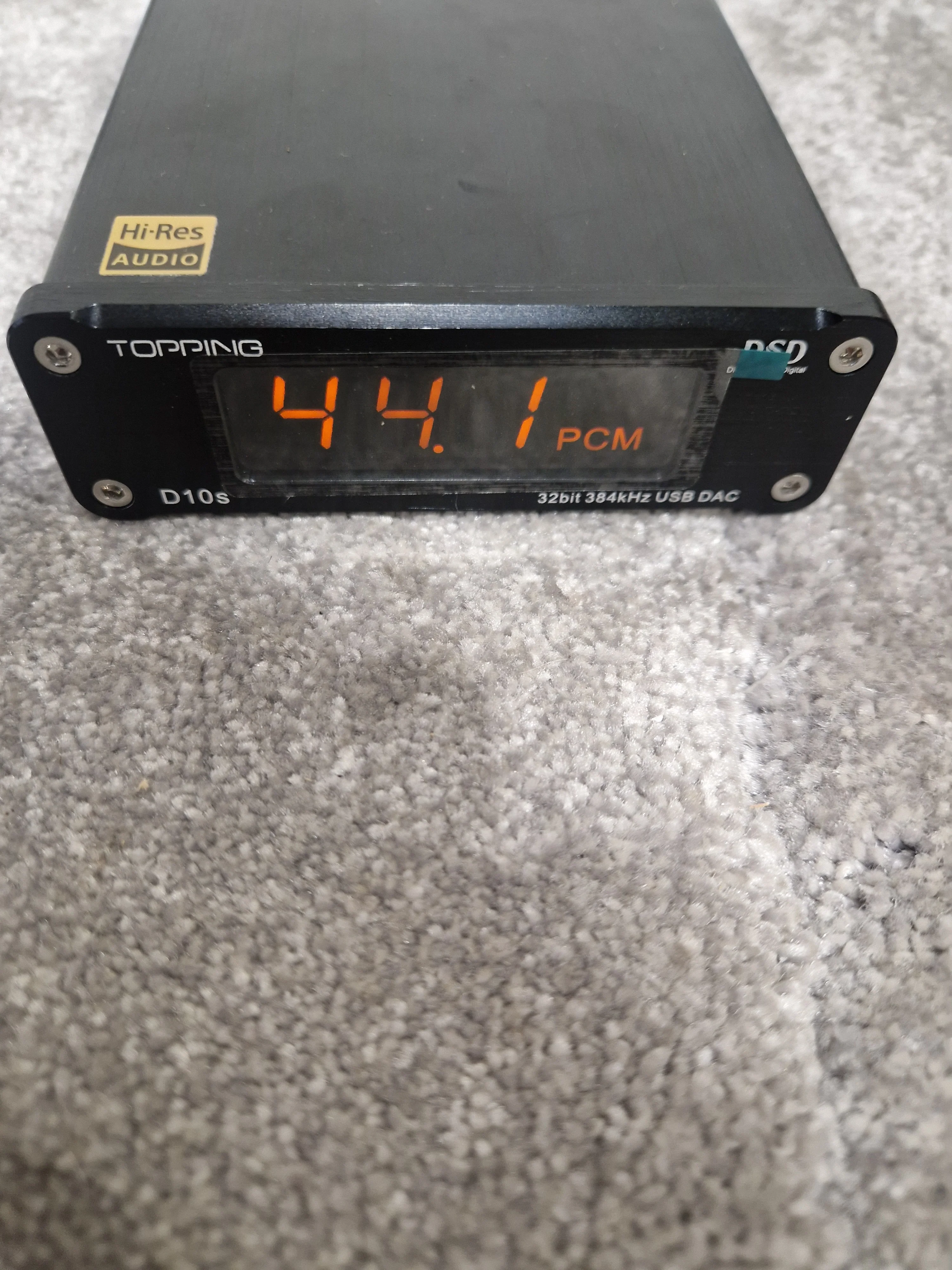 Topping D10S USB-DAC Black Audio Interface - Hi-Fi Grade - Excellent - Image 2