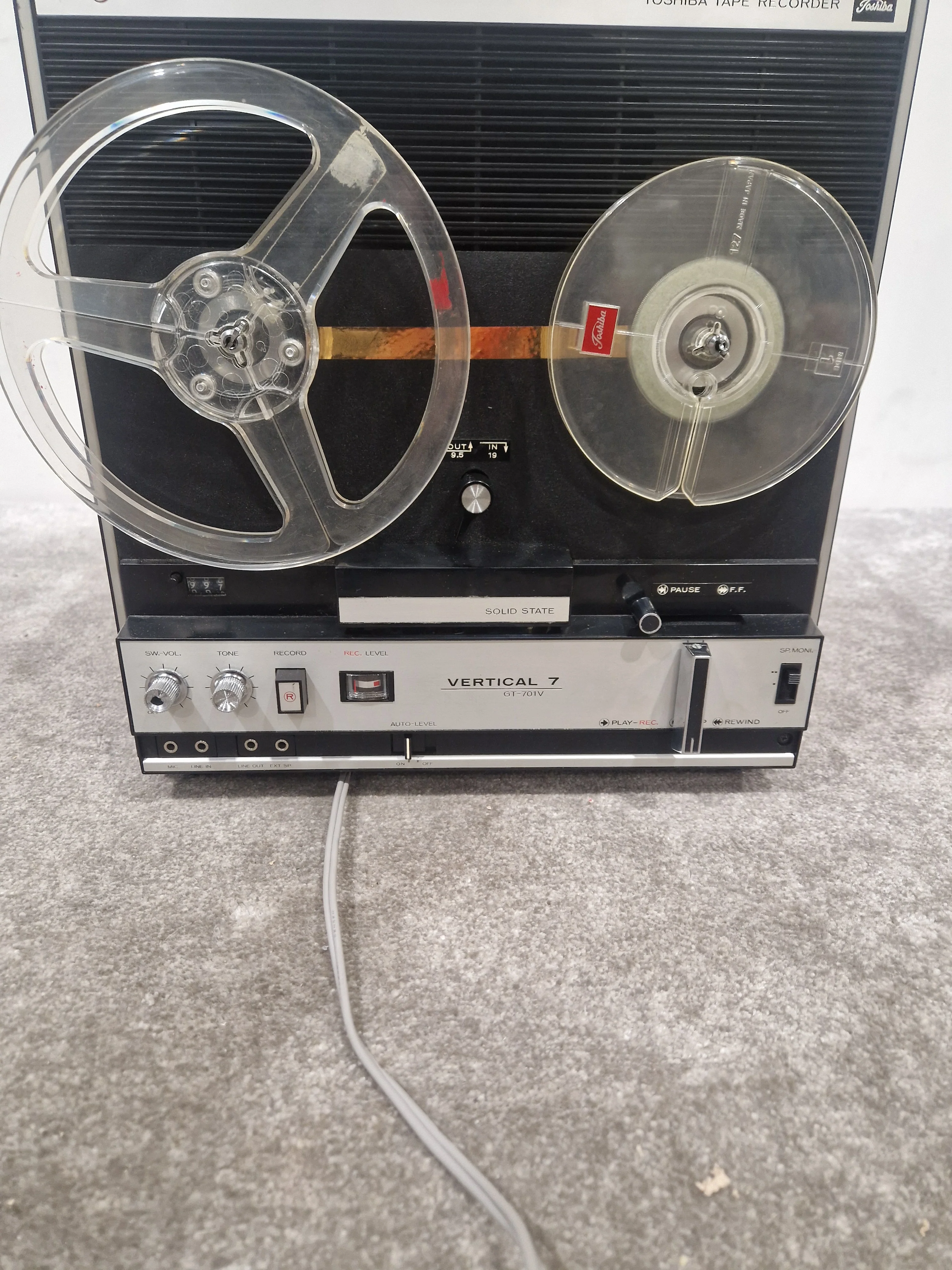 TOSHIBA GT-701V-9A - Vintage Cassette Deck - Spares or Repair - Image 7