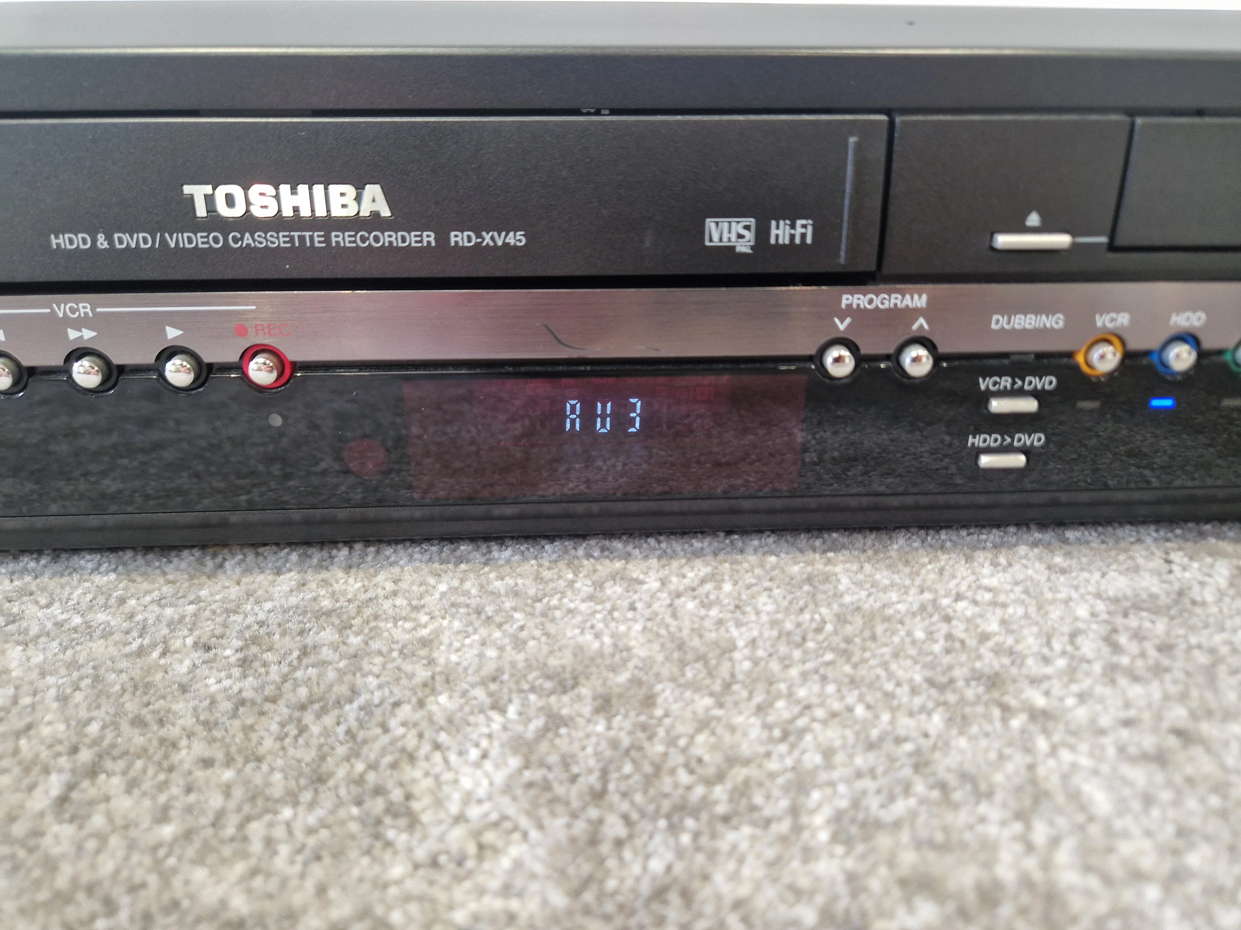 Toshiba RD-XV45 DVD/VHS/HDD Recorder – Remote & Manual – Very Good - Image 5