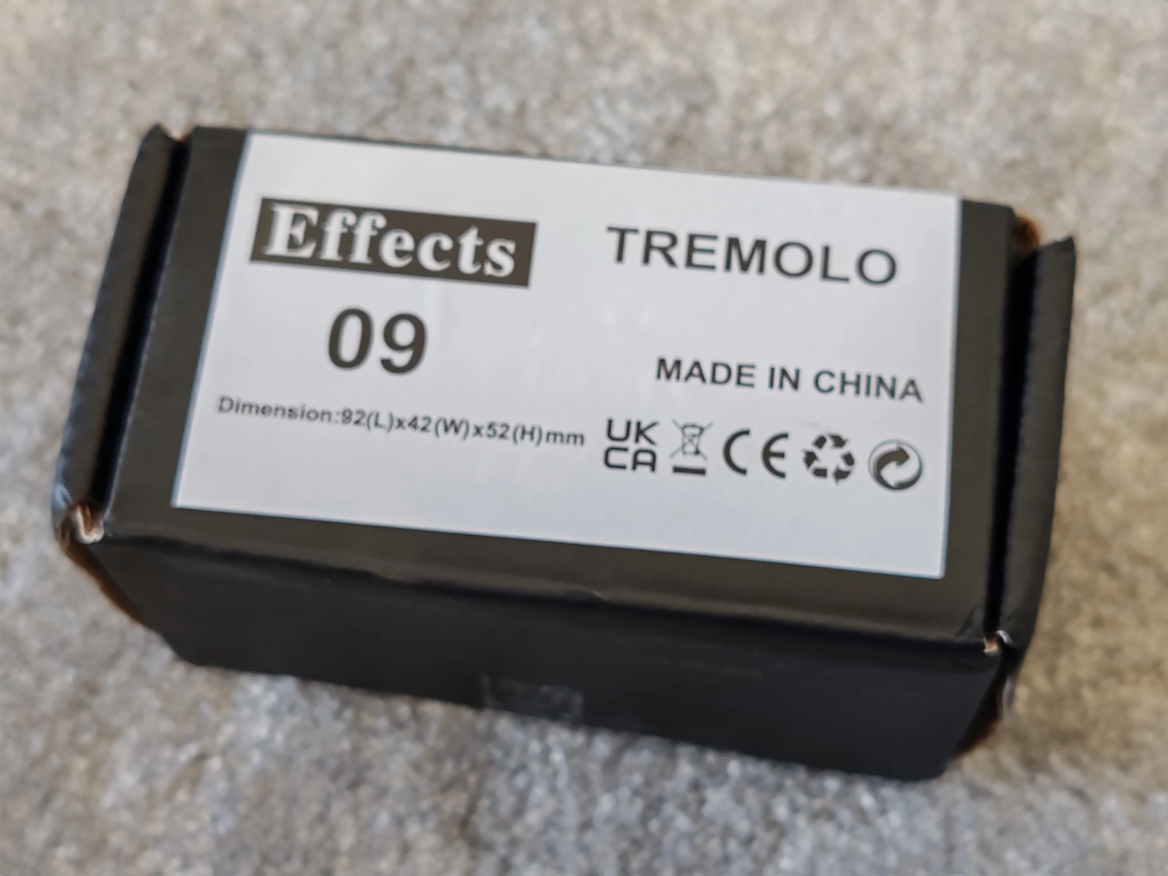 Tremolo Effects Pedal - True Bypass - Gold - Image 6